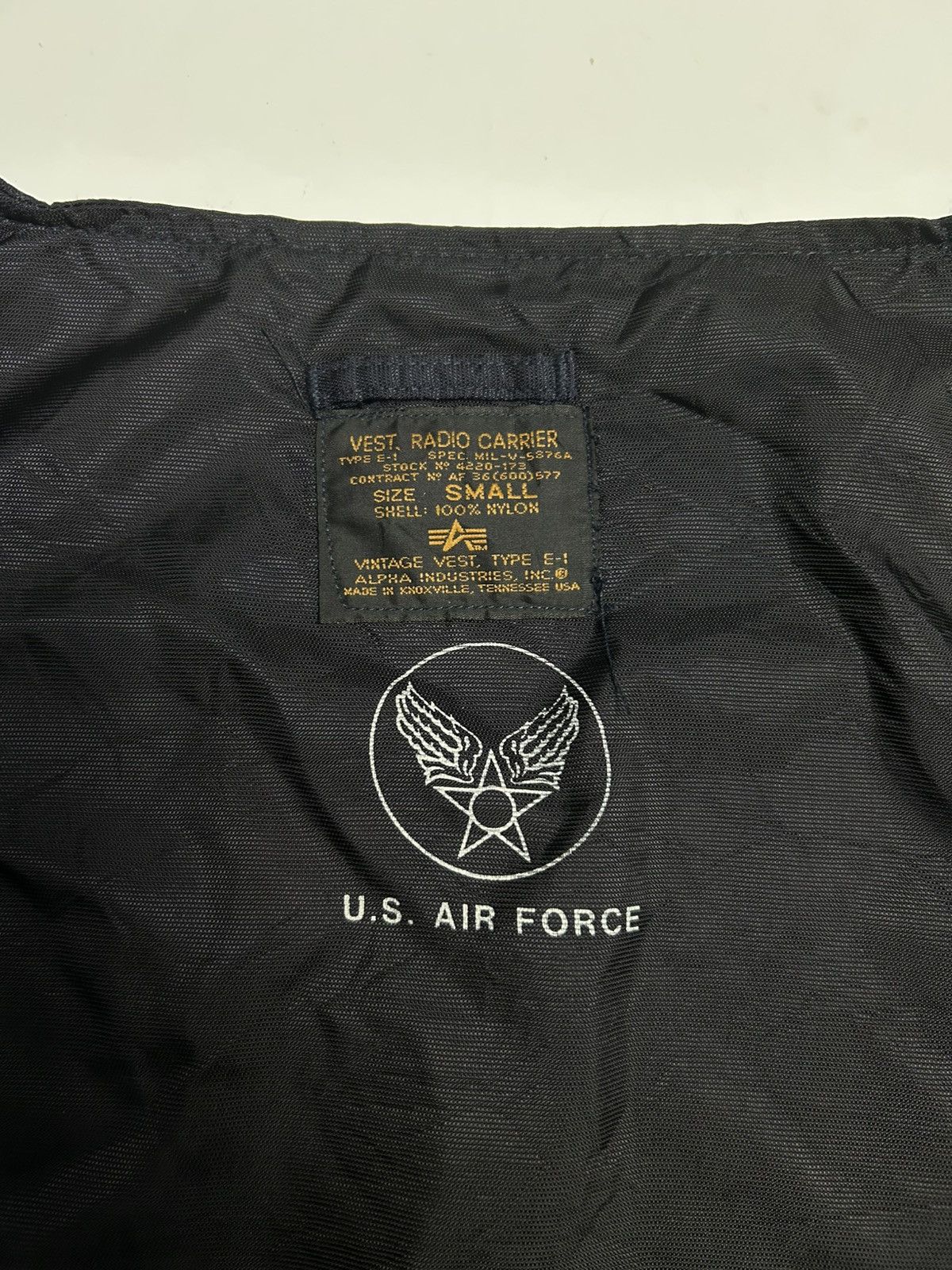 Alpha Industries VINTAGE ALPHA INDUSTRIES RADIO CARRIER VEST Size US S / EU 44-46 / 1 - 5 Thumbnail