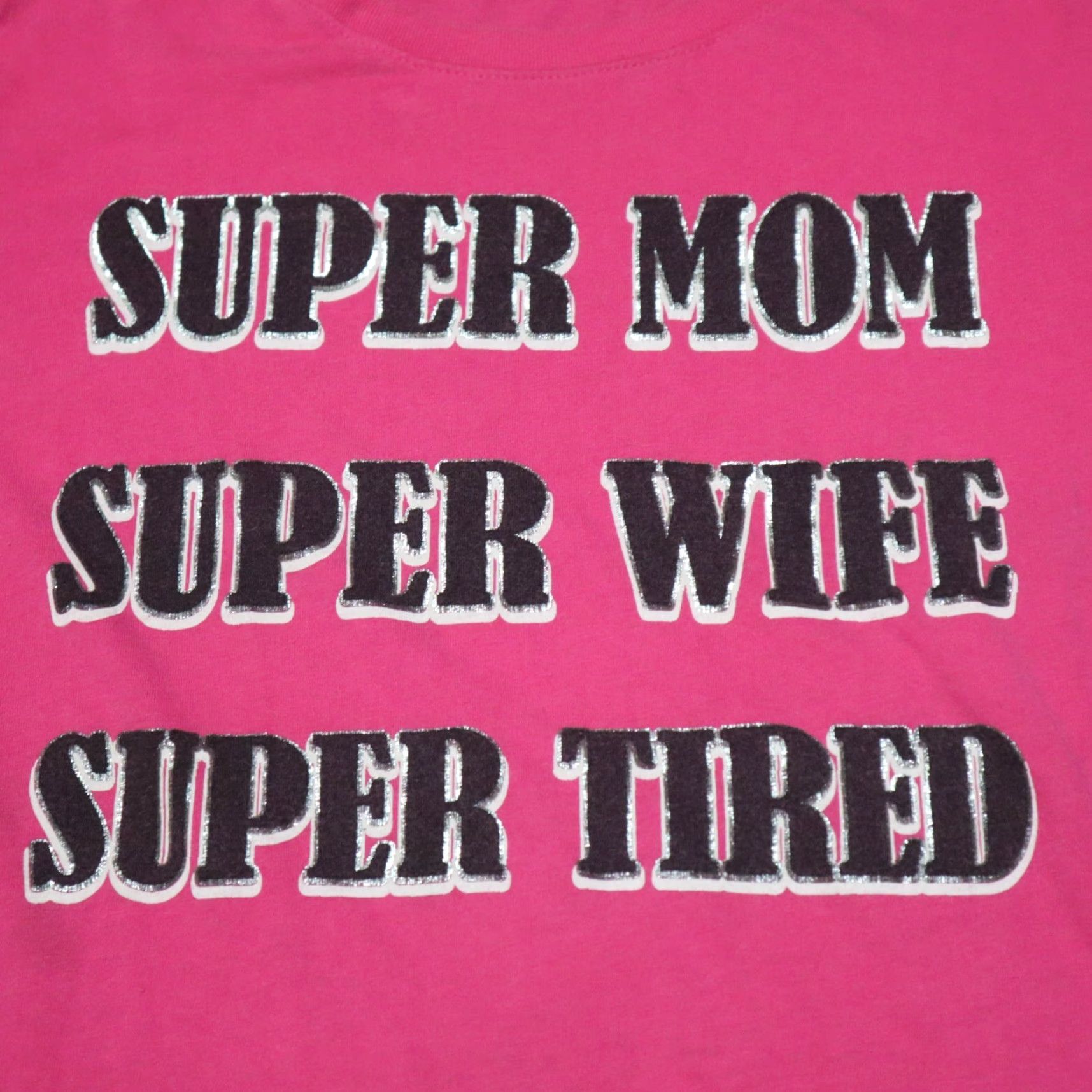 Pinko Nike Shirt Women XL Pink Funny Mom T-Shirt Short Sleeve Crew Neck Cotton Casual 90s style Size XL / US 12-14 / IT 48-50 - 2 Thumbnail
