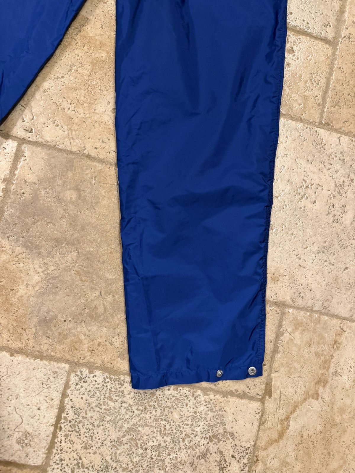 Prada Prada Re-Nylon Logo-Print Blue Snap Bottom Track Pants Size 27" / US 4 / IT 40 - 8 Thumbnail