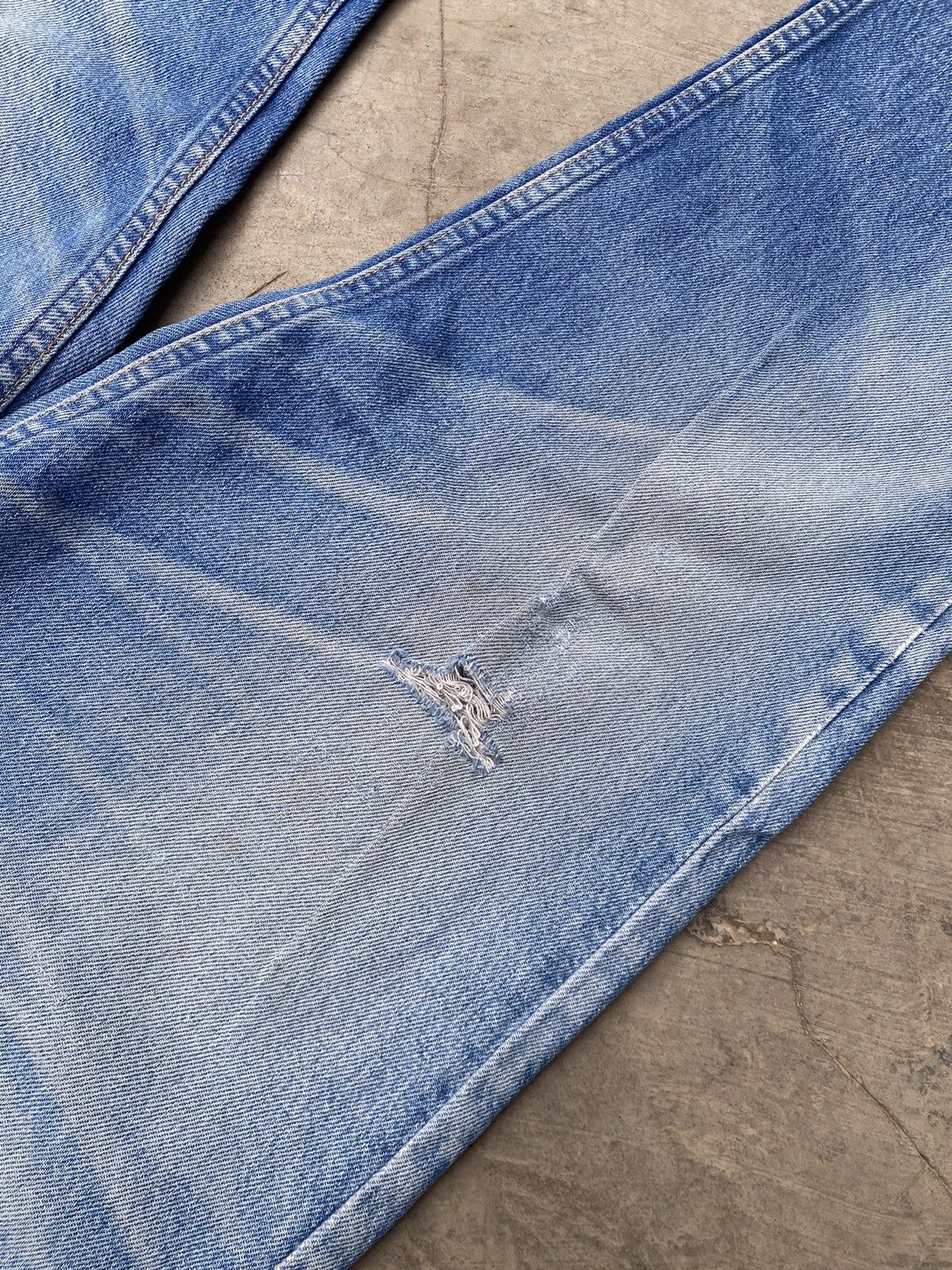 Levi's Levi’s 510 Blue Distressed Denim Size US 34 / EU 50 - 10 Thumbnail