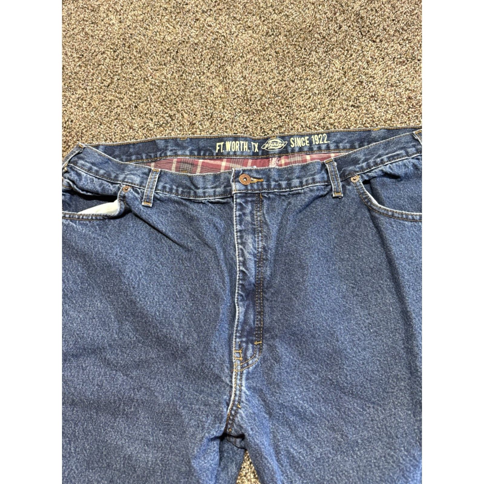 Dickies Dickies Jeans Men 42x30 Denim Lined Flannel Blue 42 30 Straight Regular Size 42 Dickies & Polar King Lot Of 2 Mens Size US 42 / EU 58 - 3 Thumbnail