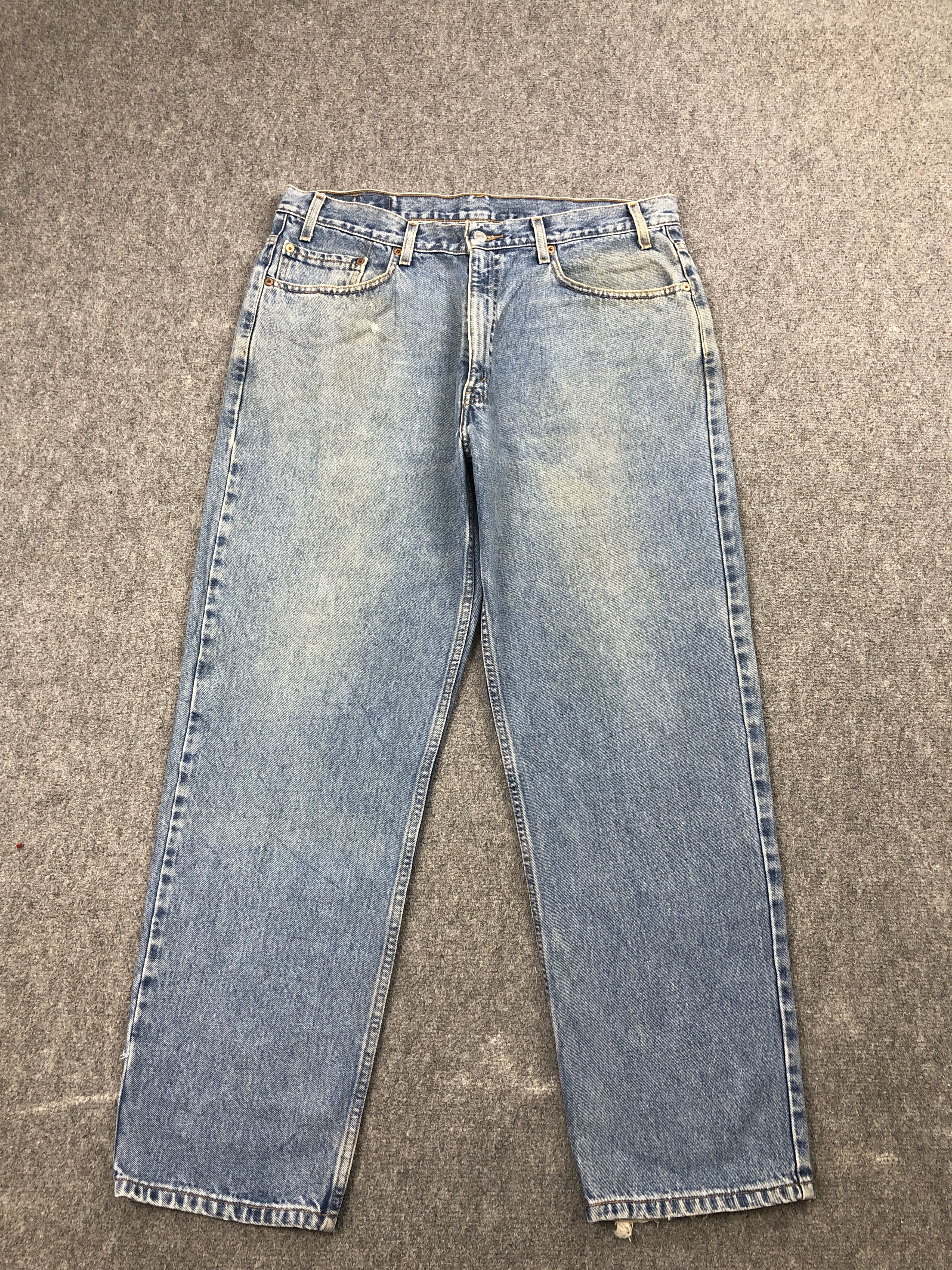 Levi's × Vintage 90s Vintage Levis 550 Light Washed Jeans DP2450 Size US 36 / EU 52 - 1 Thumbnail
