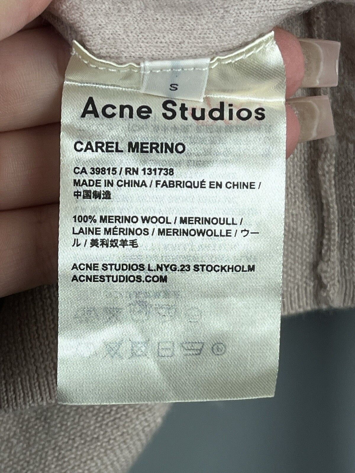 Acne Studios Acne Studios Womens Wool Carel Sweater Pullover Size S / US 4 / IT 40 - 17 Thumbnail
