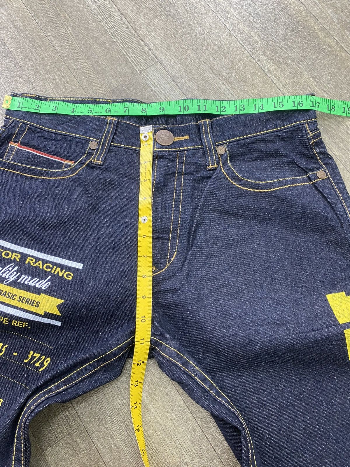 Hysteric Glamour Vintage CoandLu Japan Evisu Style Printed Selvedge Jeans Y2K Size US 34 / EU 50 - 20 Thumbnail