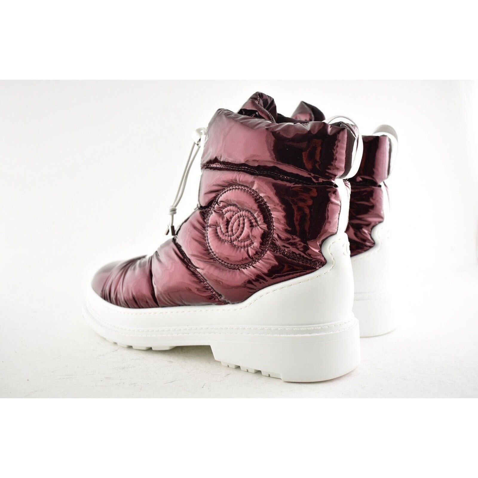 Chanel Chanel 18K Red Metallized Fabric CC Logo Snow Winter Size US 12 / IT 42 - 8 Thumbnail