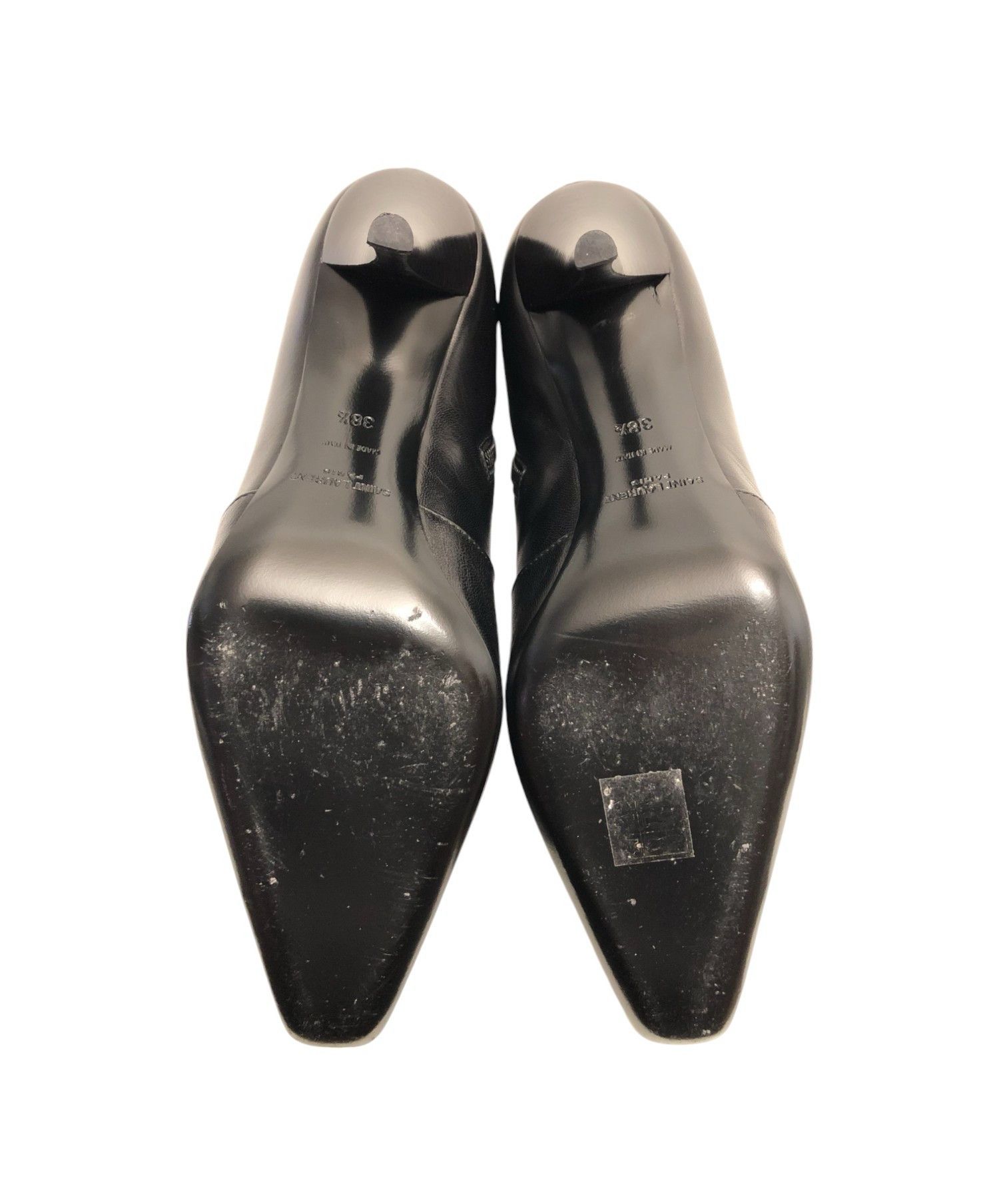 Saint Laurent Paris Saint Laurent Claude 90mm Leather Square Toe Boots Size 38.5 Size US 8.5 / IT 38.5 - 13 Thumbnail