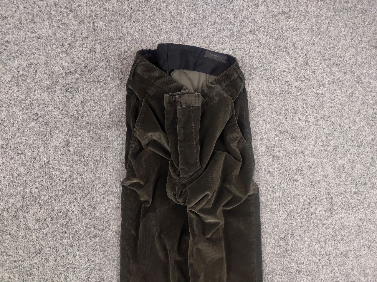 Prada Prada Design Black Label Oliver Corduroy Trouser Pants Size US 31 - 4 Thumbnail