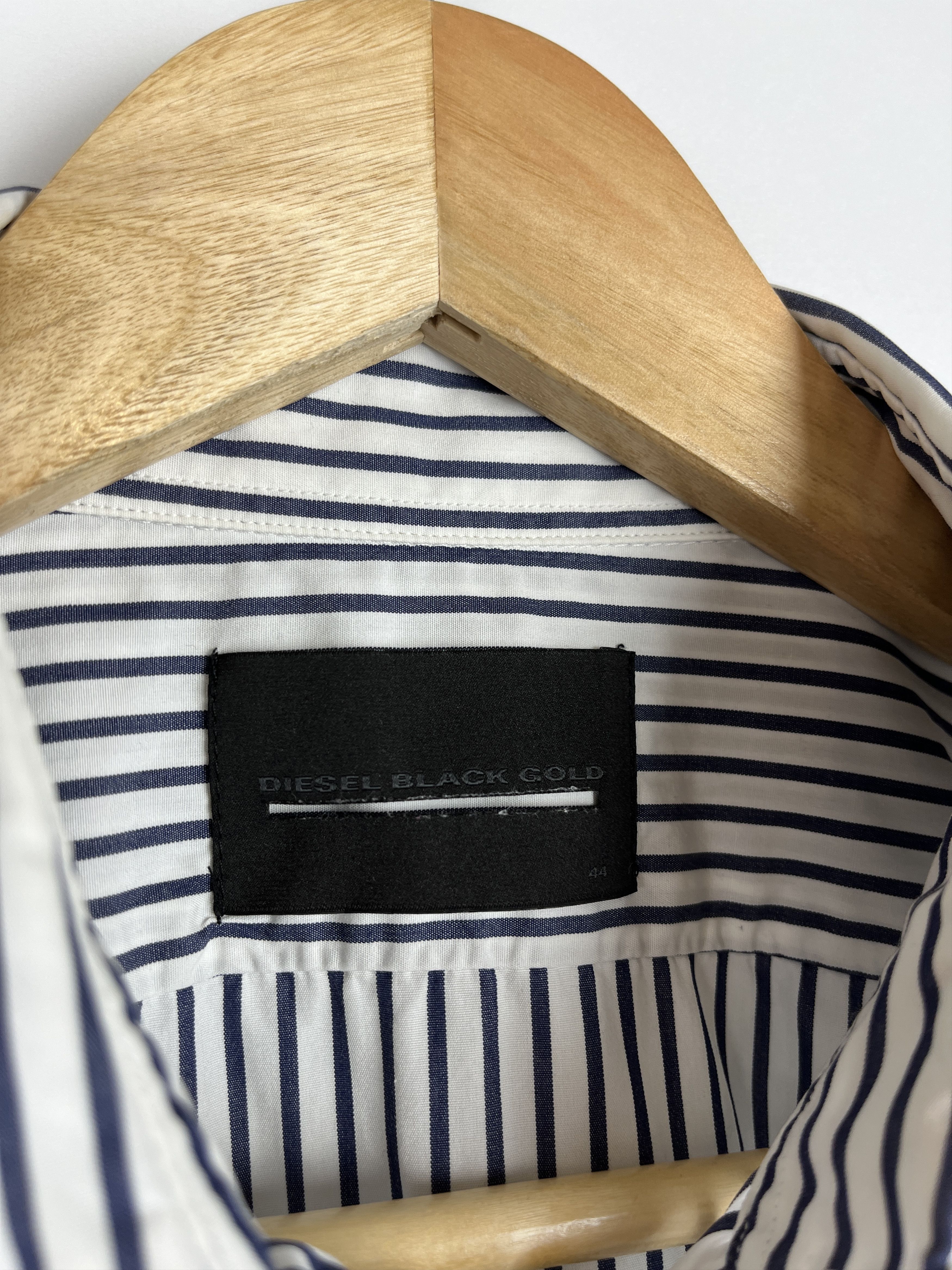 Diesel Black Gold Diesel Black Gold Collection Striped Long Sleeve Shirt Size US S / EU 44-46 / 1 - 3 Thumbnail