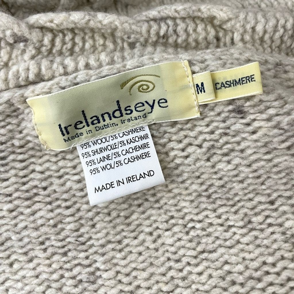 Other IrelandsEye Wool Cashmere Horseshoe Cable Cardigan M Size M / US 6-8 / IT 42-44 - 14 Thumbnail