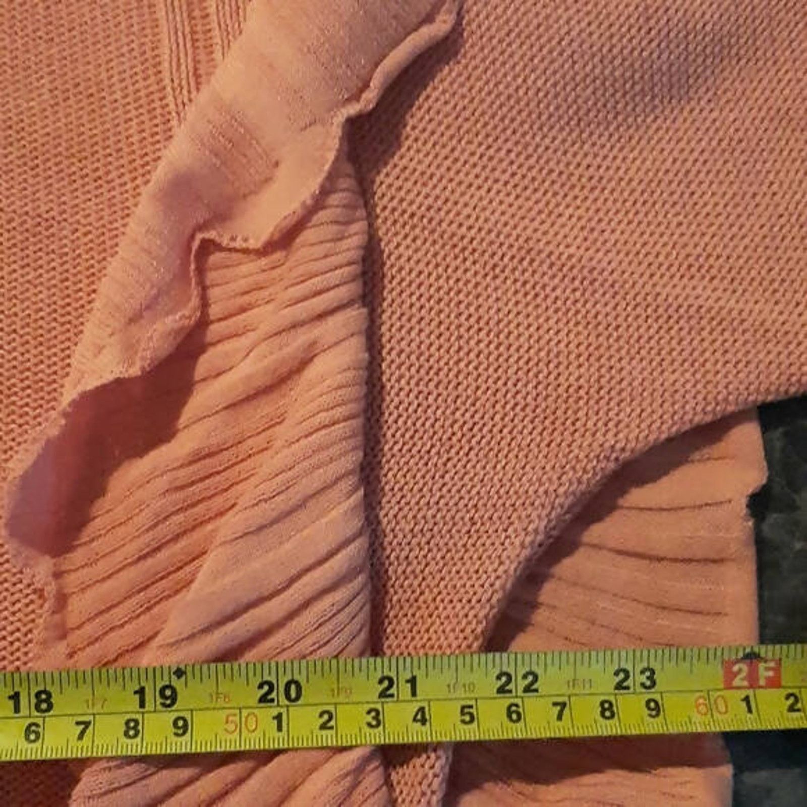 Rebecca Taylor Rebecca Taylor Pink Long Sleeve Knit Ruffled Sweater Sz S Size S / US 4 / IT 40 - 7 Thumbnail