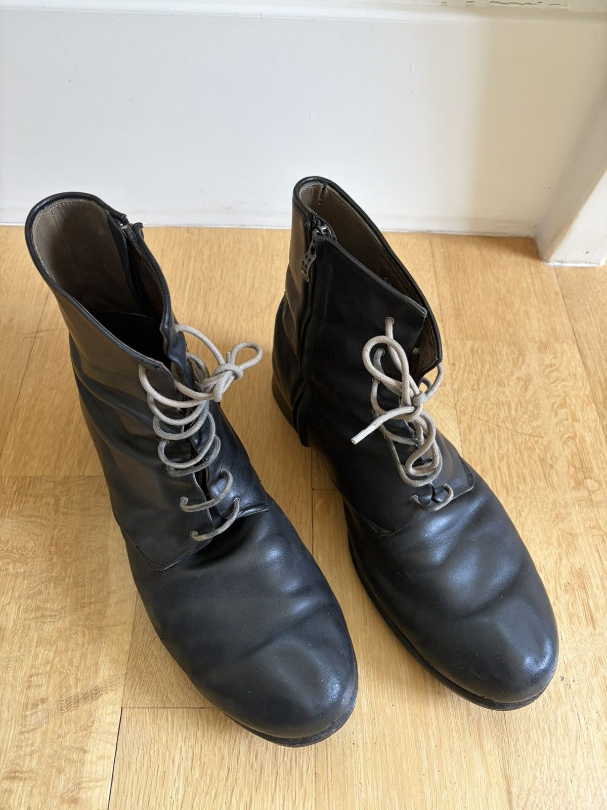 Devoa Devoa Guidi Leather Ankle Boots Size US 10.5 / EU 43-44 - 2 Thumbnail