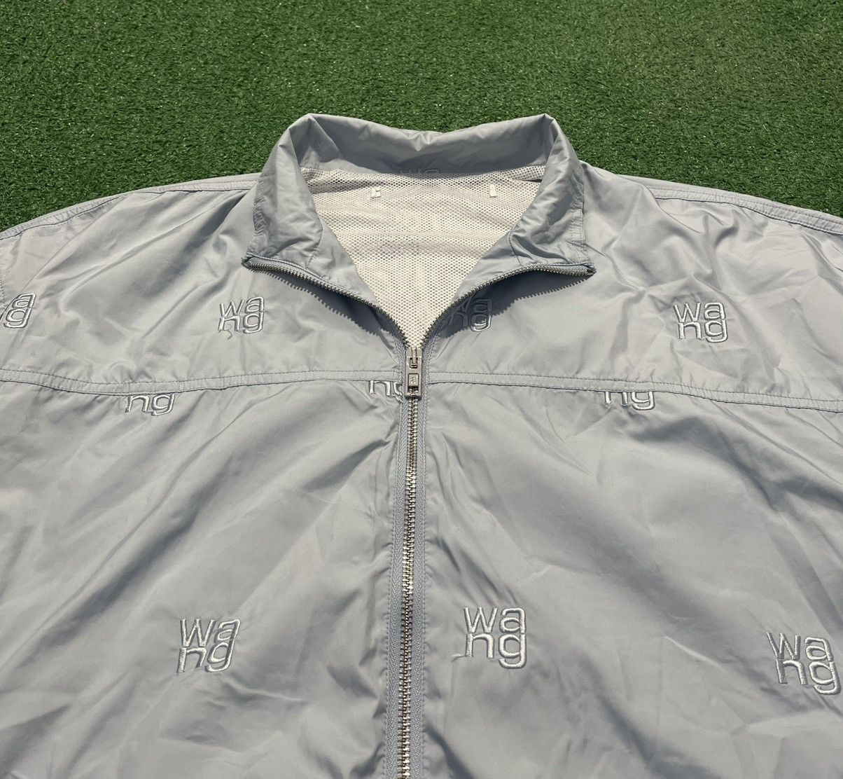 Alexander Wang Alexander Wang Nylon Track Jacket Light Blue Oversize Size M / US 6-8 / IT 42-44 - 3 Thumbnail