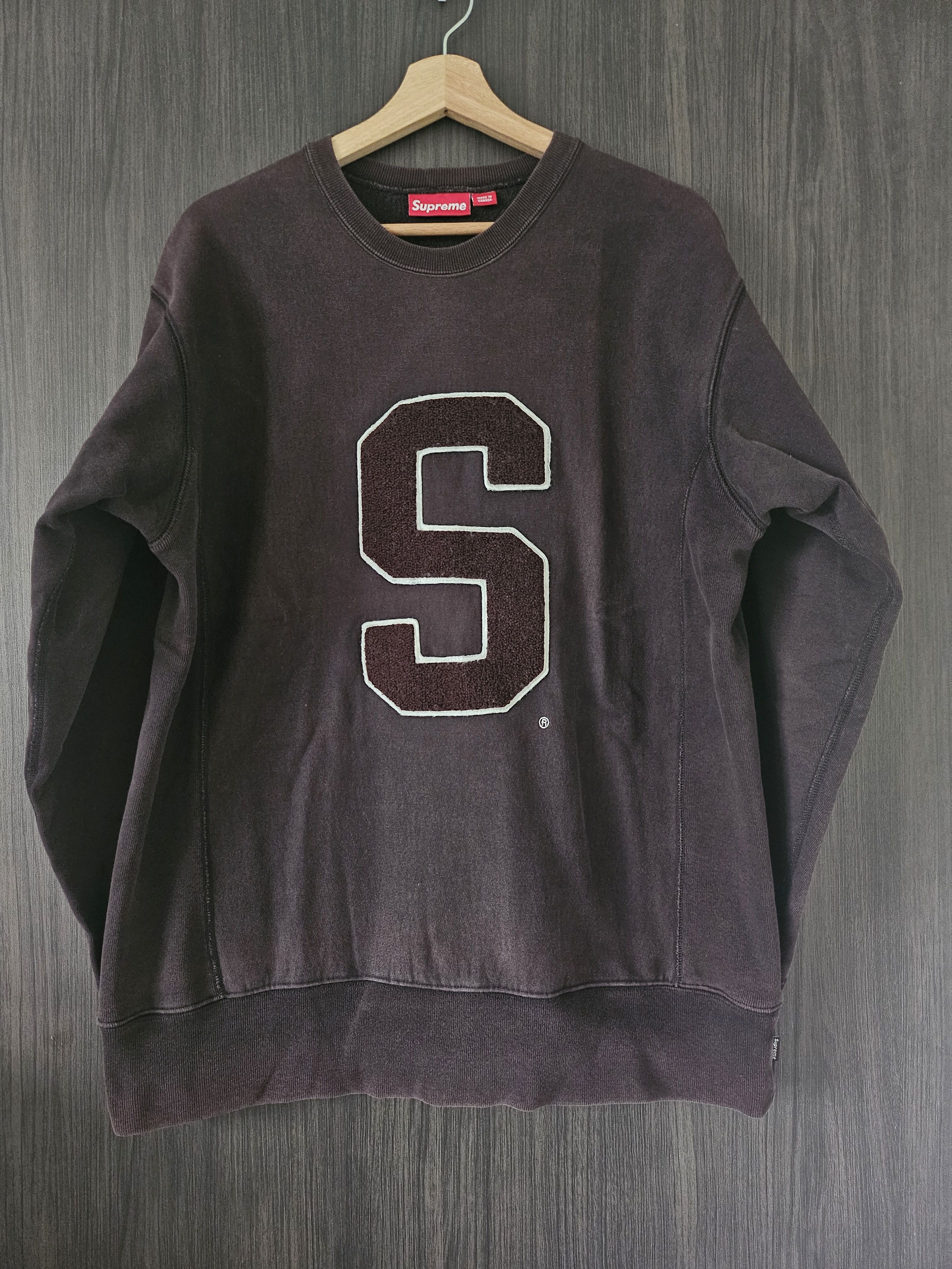 Supreme Crewneck Supreme S Big Logo Vintage 90' Size US L / EU 52-54 / 3 - 1 Thumbnail