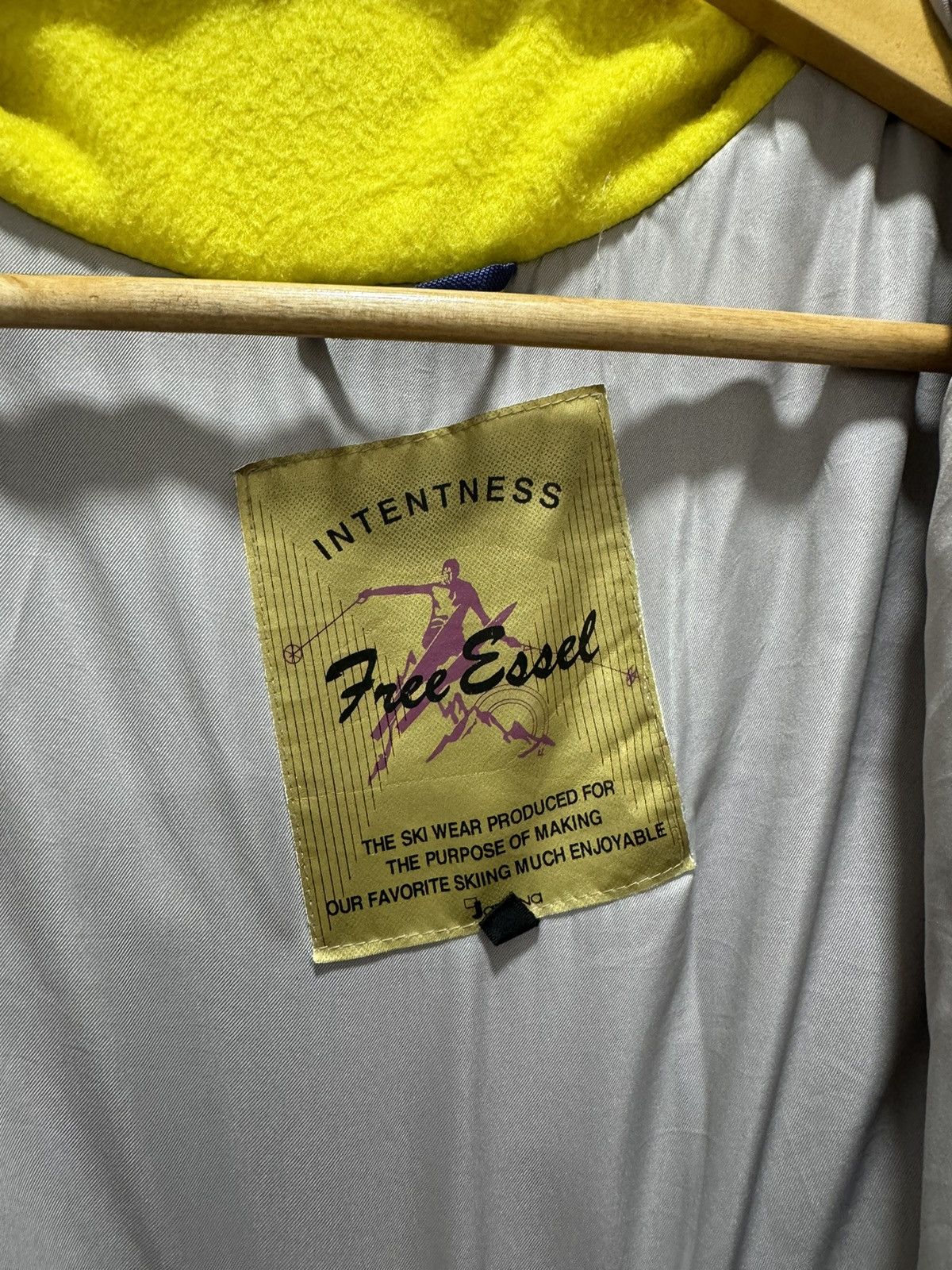 VINTAGE INTENTNESD FREE ESSEL MULTICOLOUR SKI JACKET