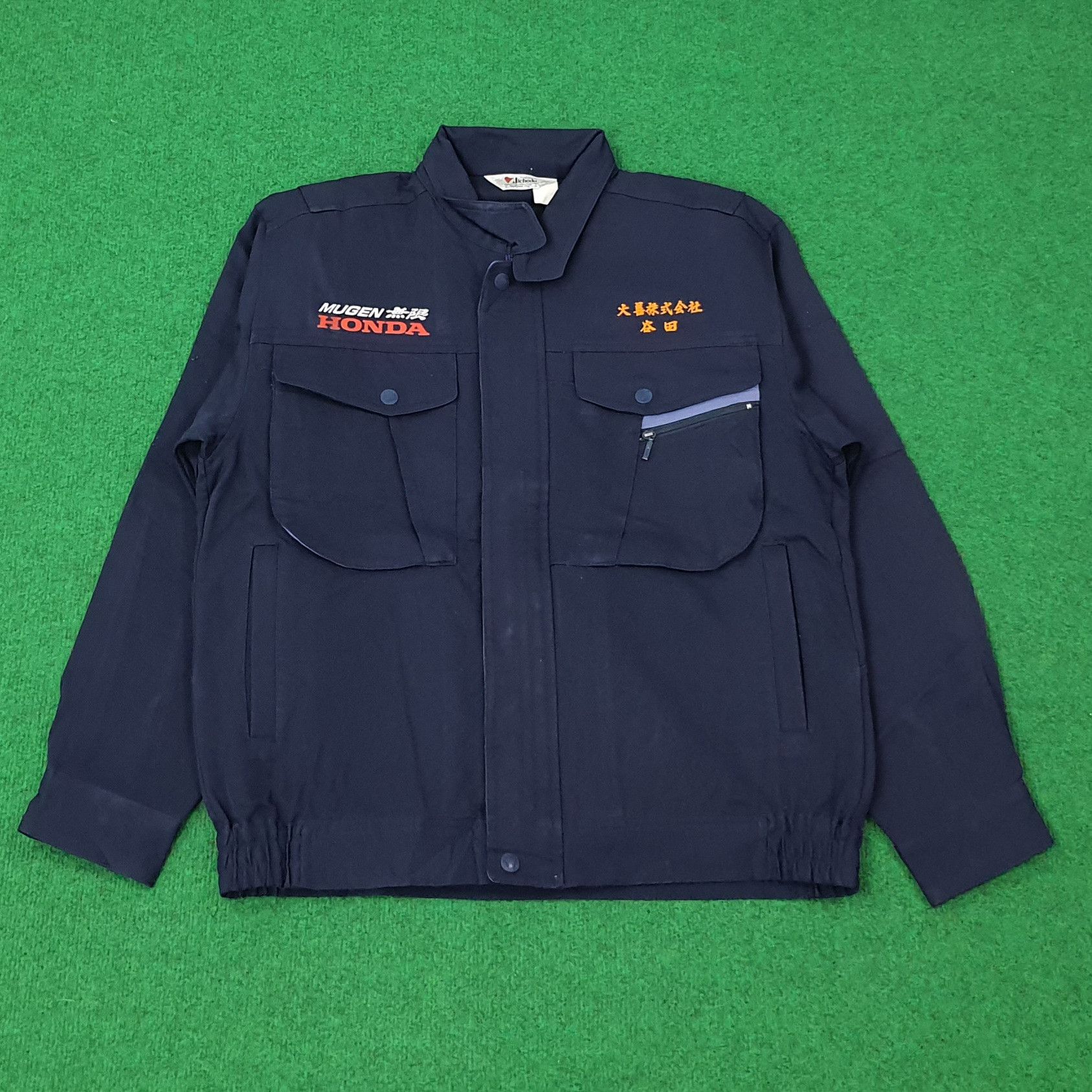 Japanese Brand Vintage Mugen Honda Motorsports Custom Logo Jacket C266N13 Size US M / EU 48-50 / 2 - 2 Thumbnail