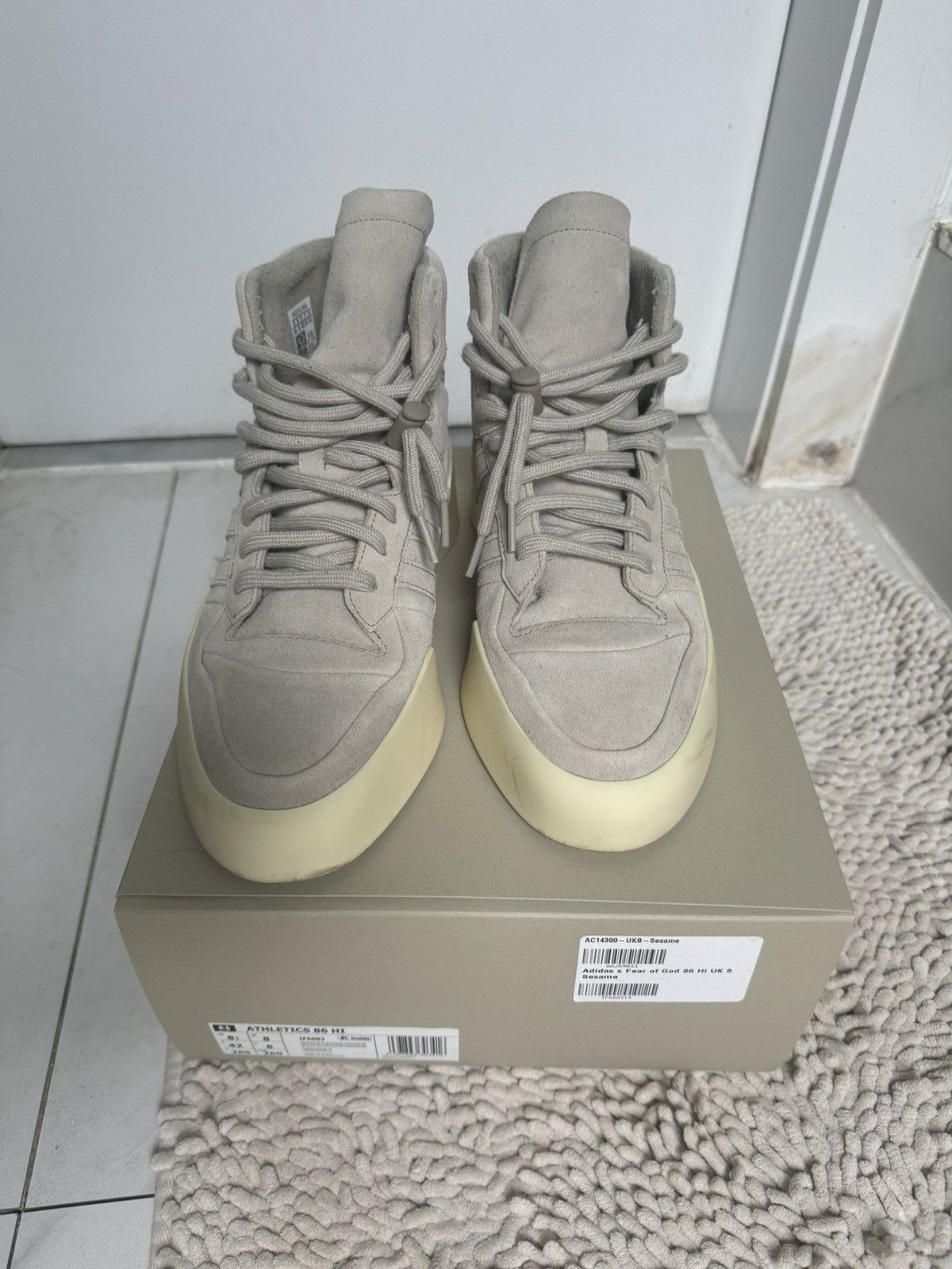 Fear of God x Adidas Athletics 86 Hi