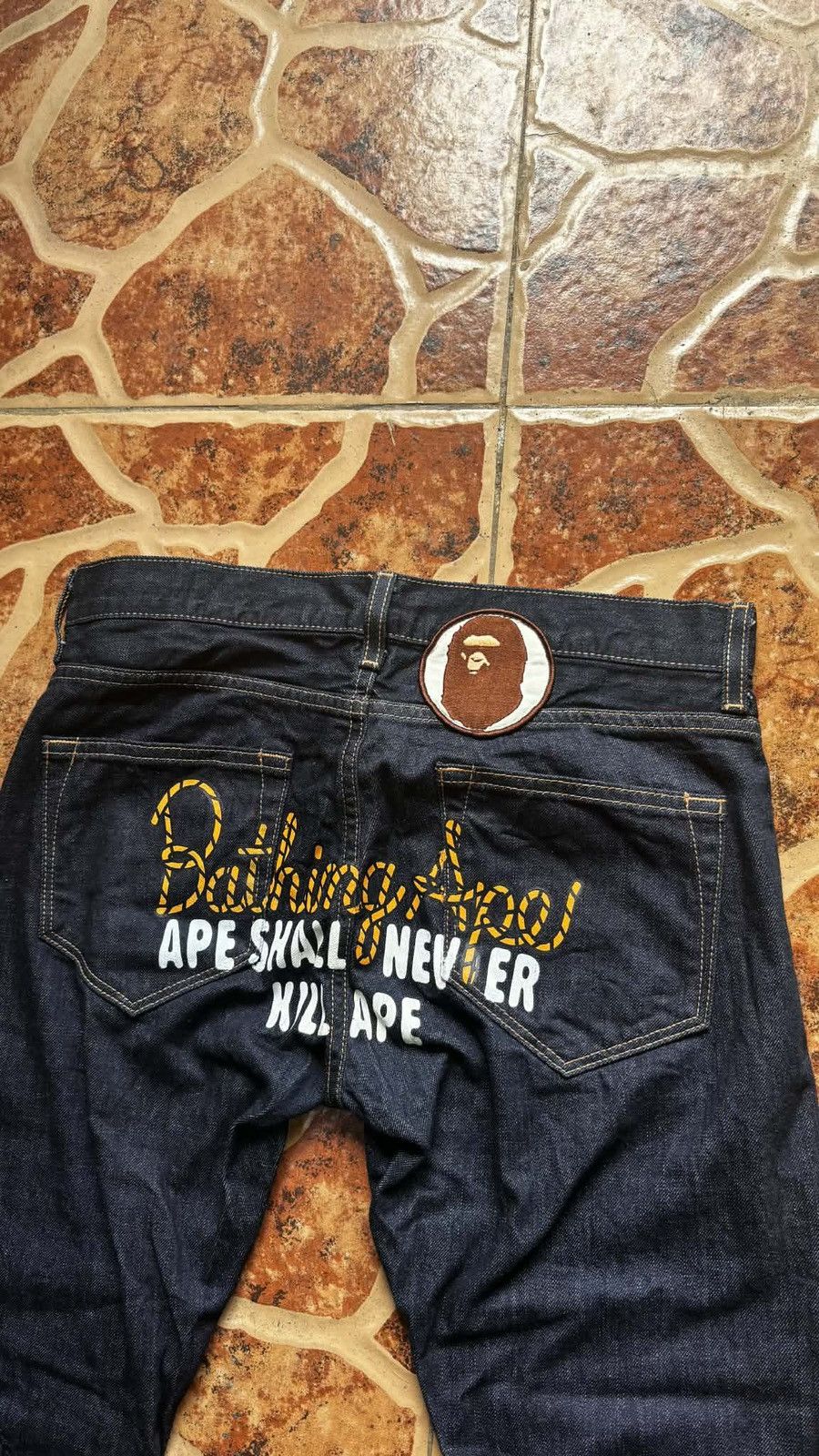 Bape A Bathing Ape Bapehead Size 31" - 6 Thumbnail