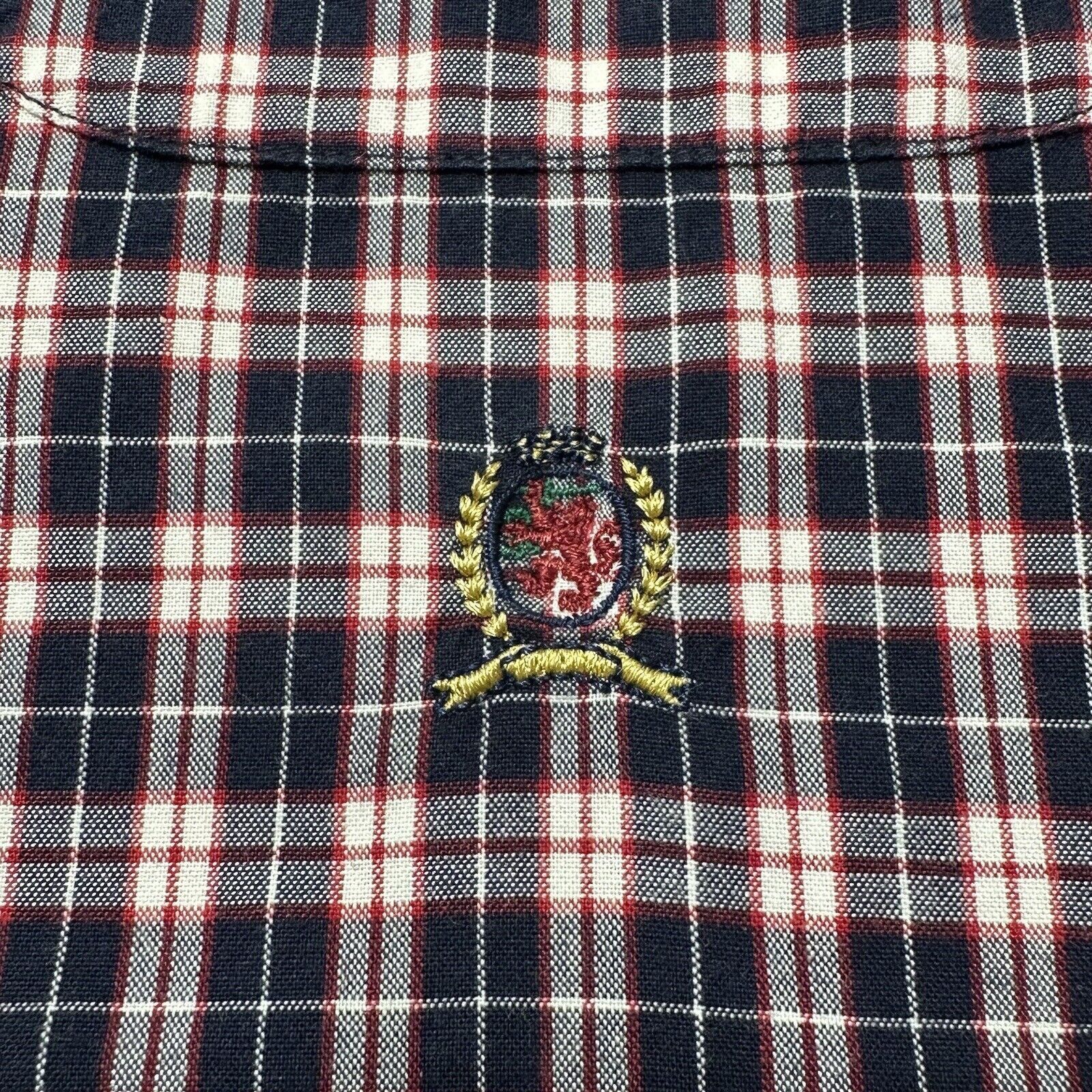 Tommy Hilfiger Tommy Hilfiger XL Button Long Sleeve Red Black Shirt Plaid Size US XL / EU 56 / 4 - 7 Thumbnail
