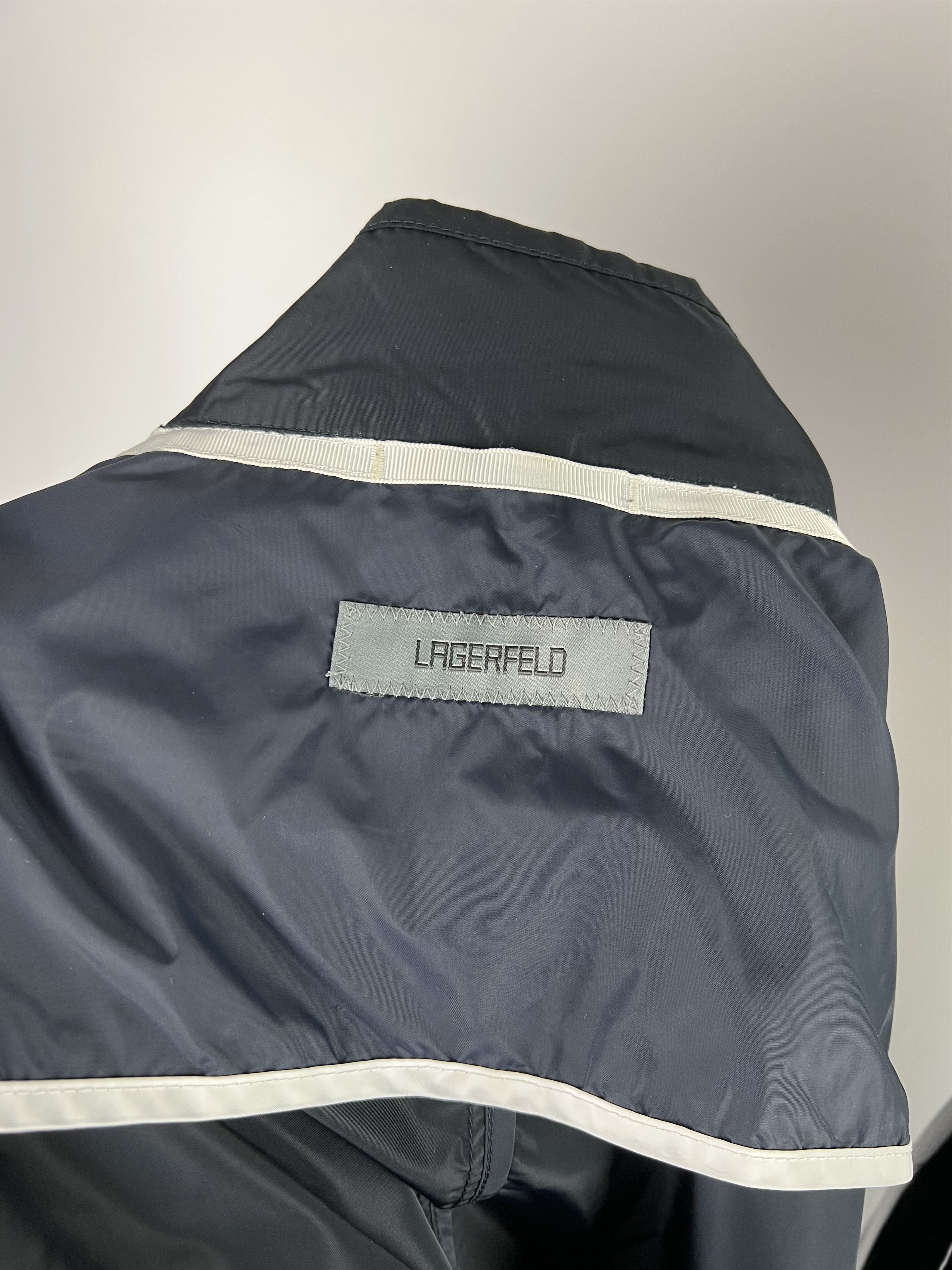 Karl Lagerfeld Lagerfeld Men's Navy Blue Jacket Size 50 Size US M / EU 48-50 / 2 - 13 Thumbnail