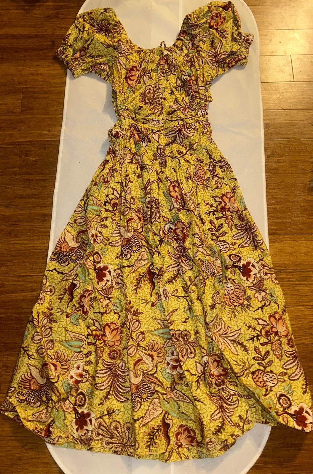 Ulla Johnson ULLA JOHNSON Golda cutout printed cotton-poplin midi dress Size XS / US 0-2 / IT 36-38 - 5 Thumbnail