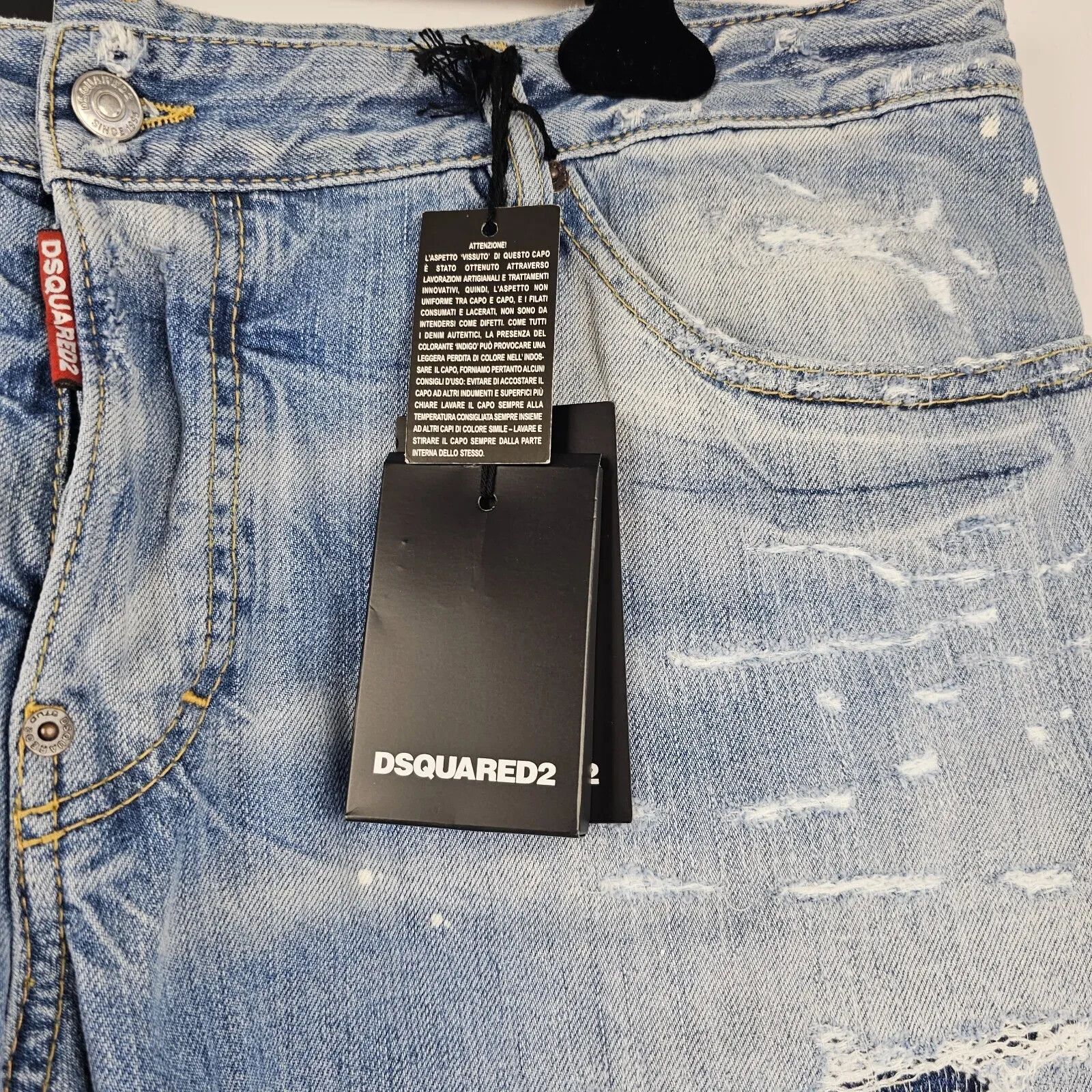 Dsquared2 DSQUARED2 Blue Skater Jeans New IT56 Size US 36 / EU 52 - 5 Thumbnail