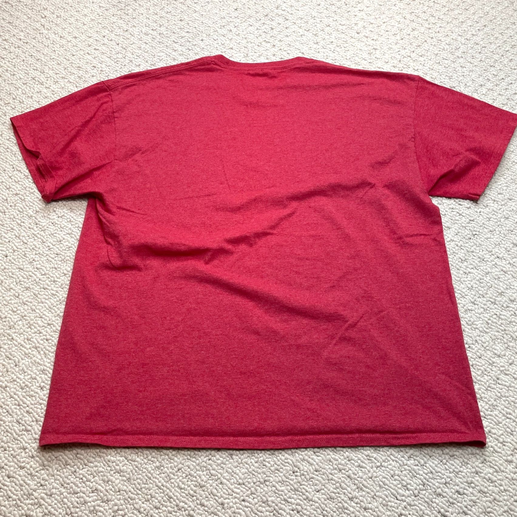 Port & Company Port & Company Core Cotton Shirt Adult 2XL Red Logo Mens Tee Size US XXL / EU 58 / 5 - 8 Thumbnail