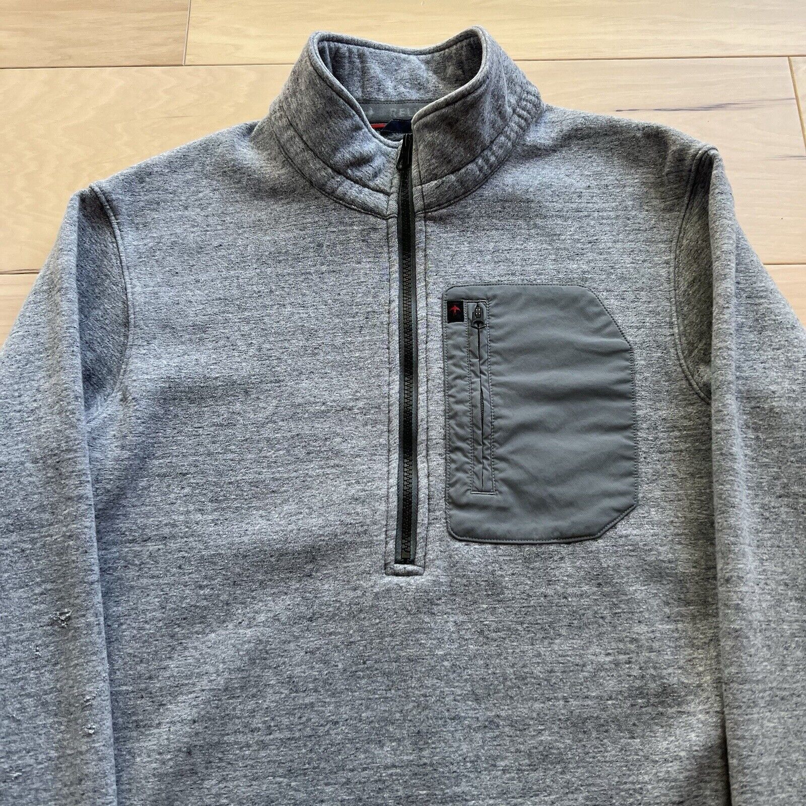 Relwen Relwen Micropile Half Zip Small Gray Lightweight Pullover Size US S / EU 44-46 / 1 - 3 Thumbnail
