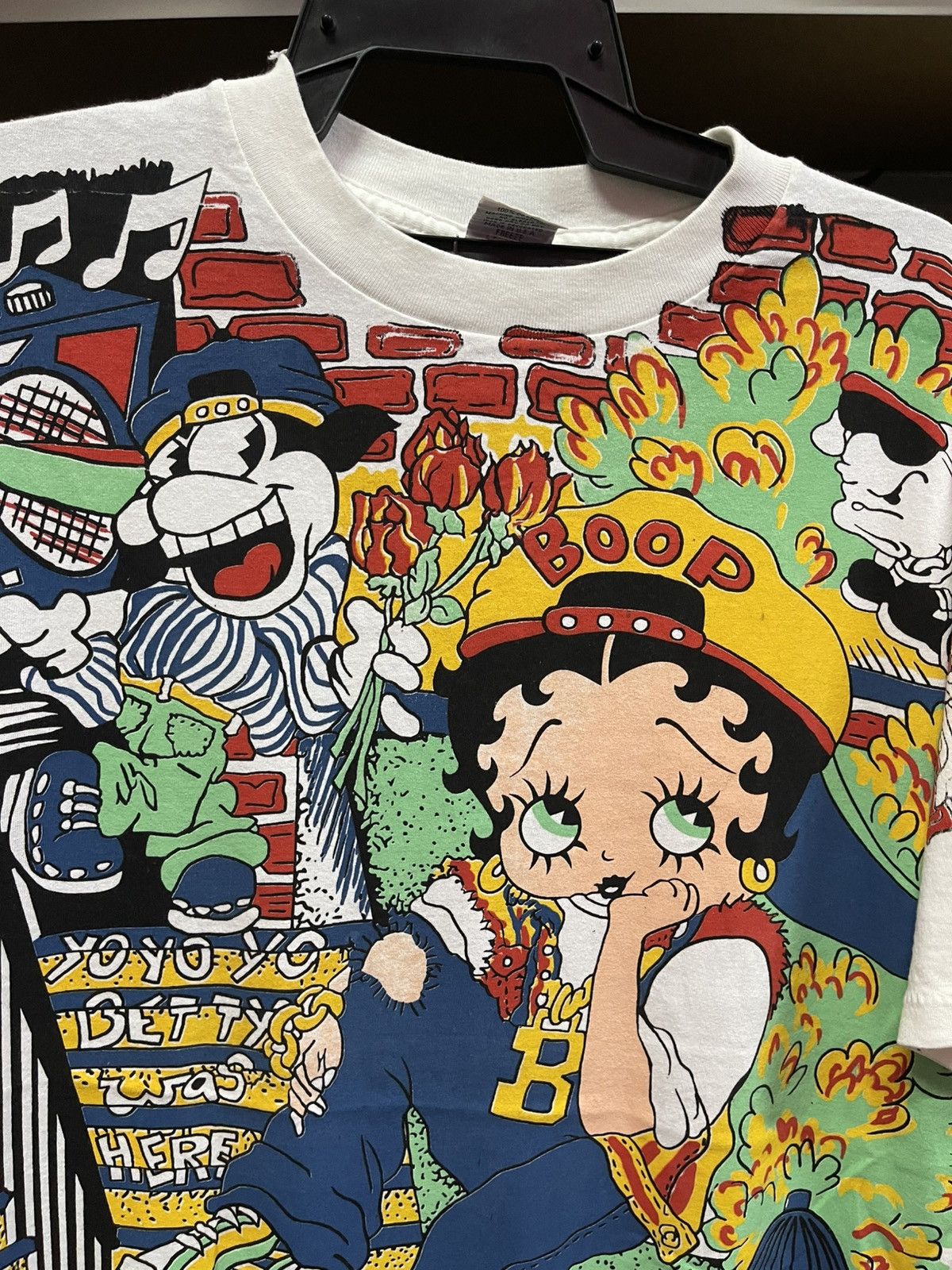Vintage Vintage 90s Betty Boop " Boop There It Is " Very Rare🔥🔥🔥 Size US XL / EU 56 / 4 - 6 Thumbnail