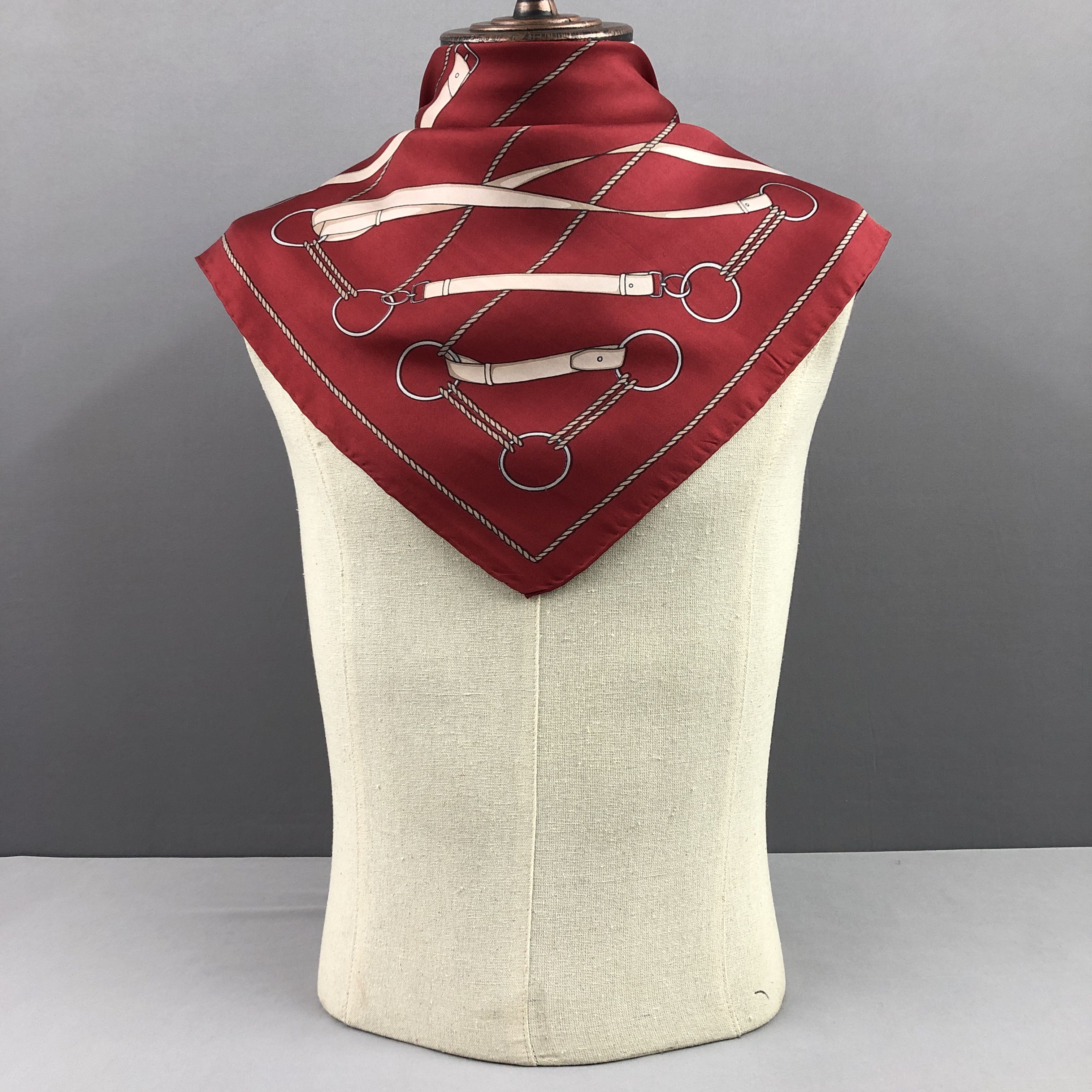 Other Vintage SILK Scarf Twill Stole Wraps Scarves Size ONE SIZE - 4 Thumbnail
