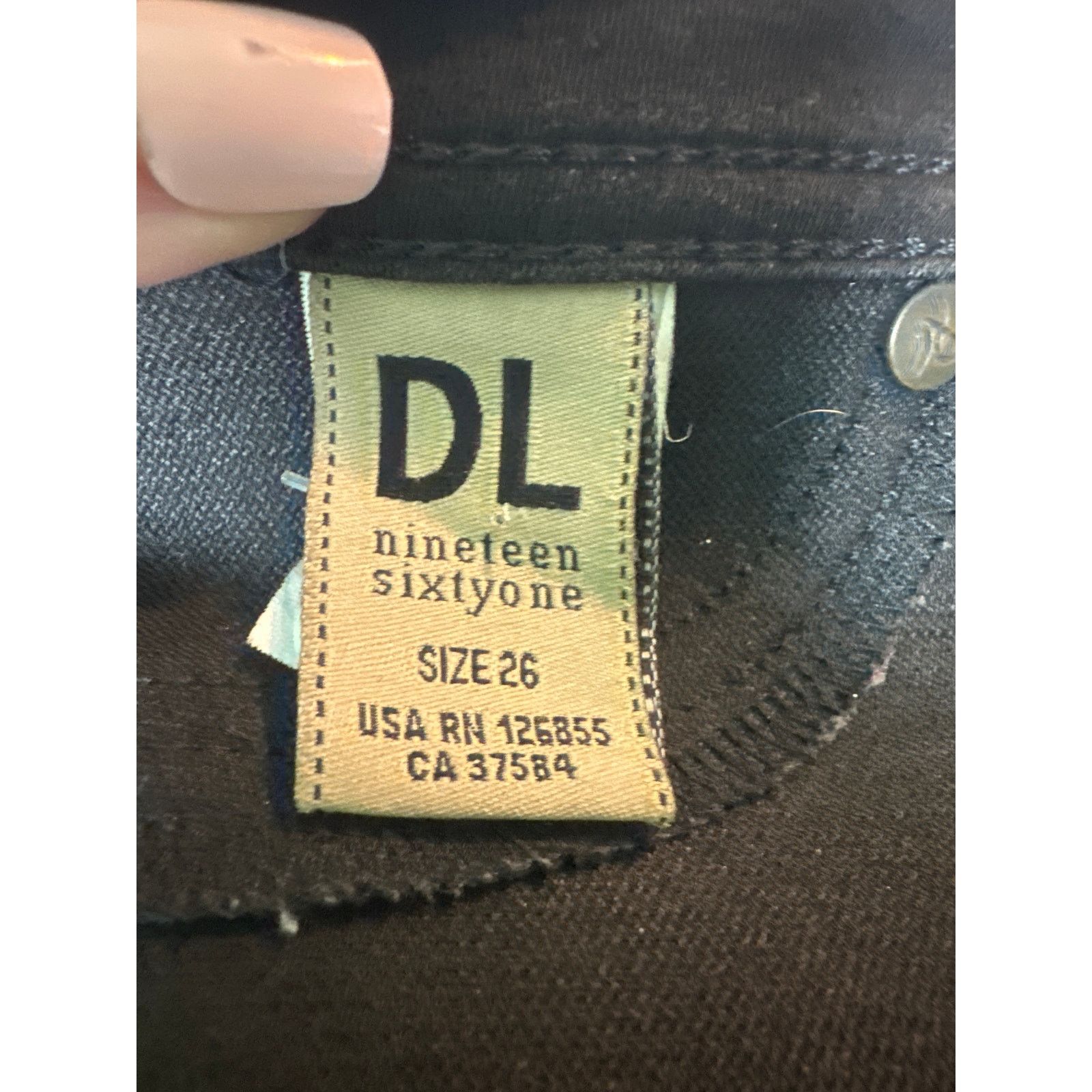 DL1961 DL1961 Emma power black legging jeans size 26 - 2 Size 26" / US 2 / IT 38 - 5 Thumbnail