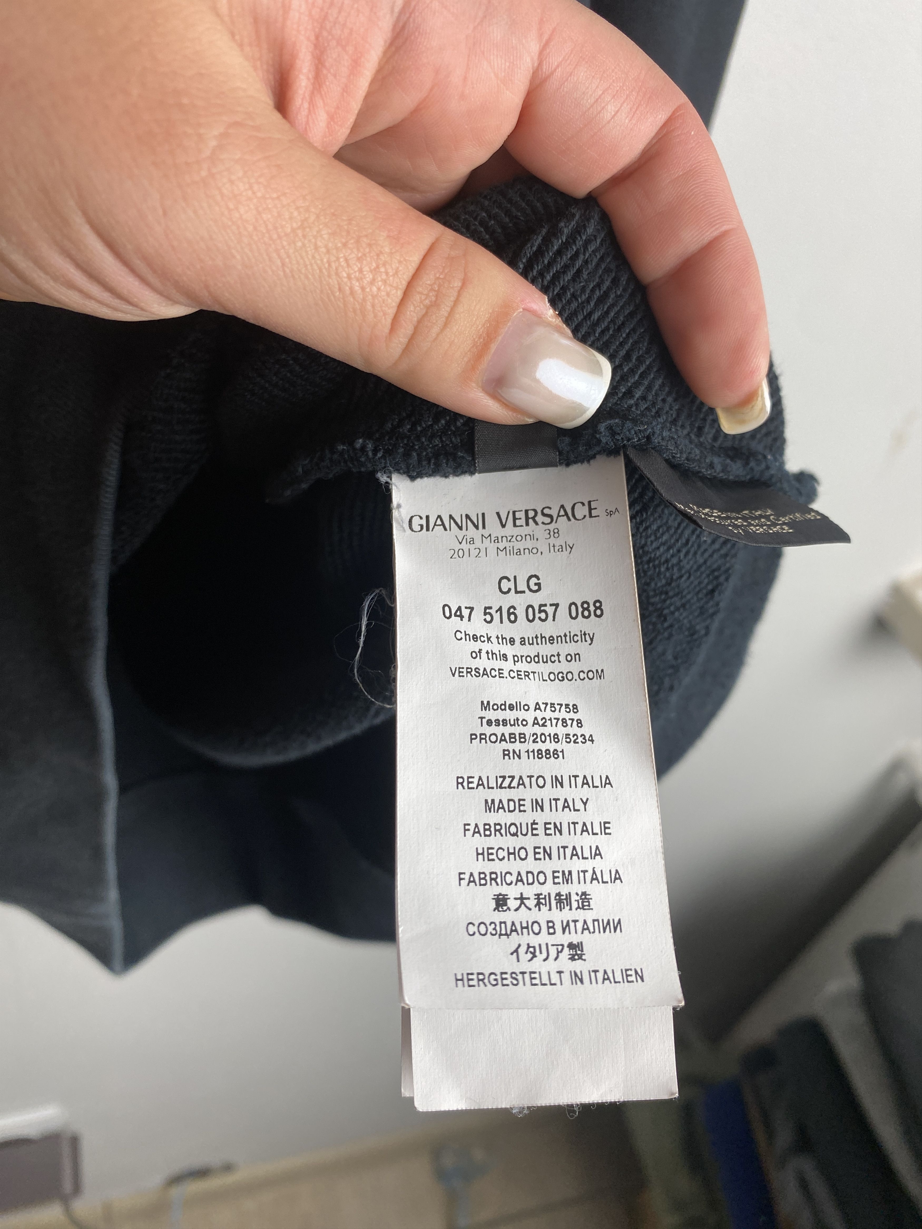 Versace Gianni Versace big logo sweatshirt crewneck Size US M / EU 48-50 / 2 - 6 Thumbnail