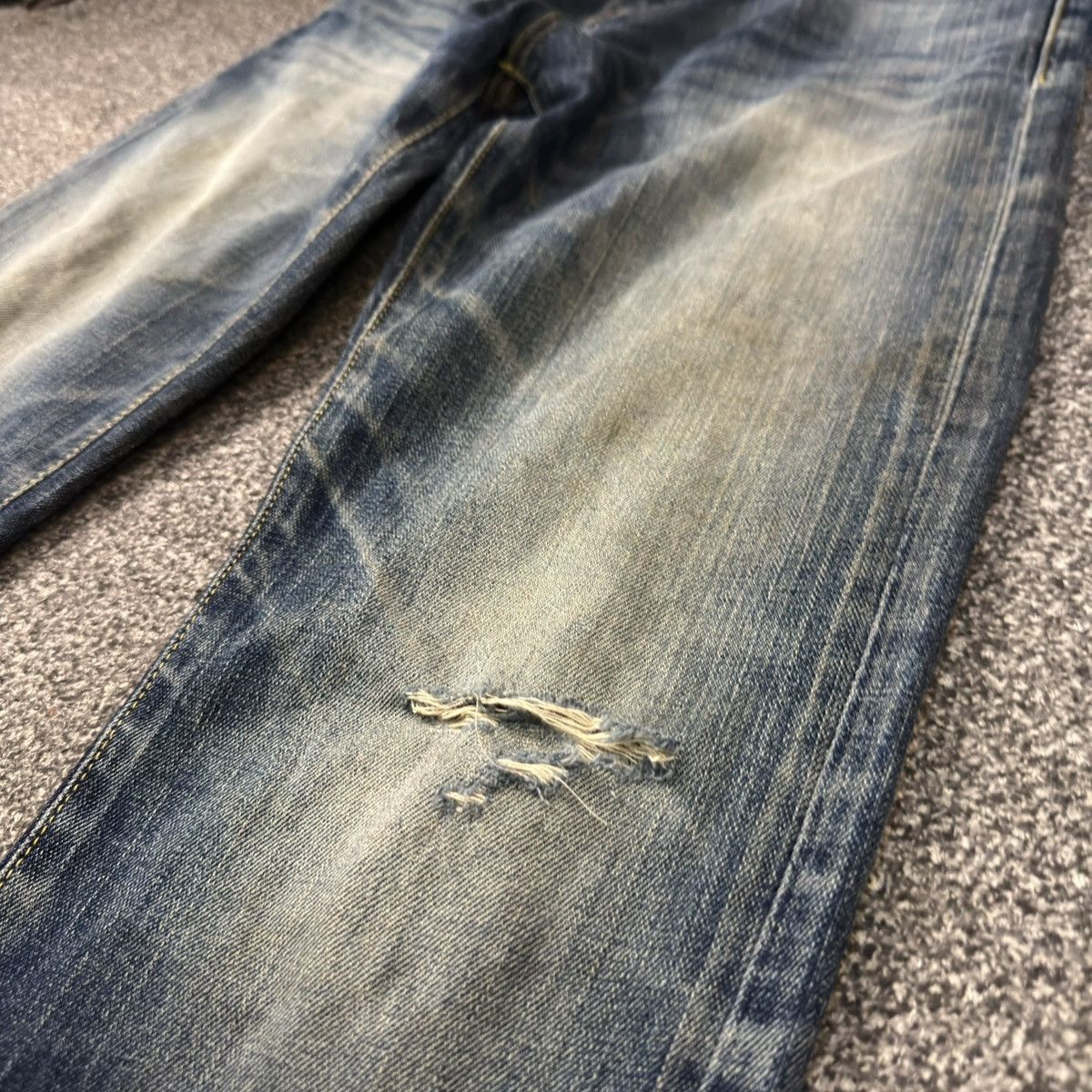 Undercover × Uniqlo 🔥🇯🇵 Vintage 90s S001 Uniqlo UJ Slim Fit Straight Jeans Denim Size US 28 / EU 44 - 5 Thumbnail