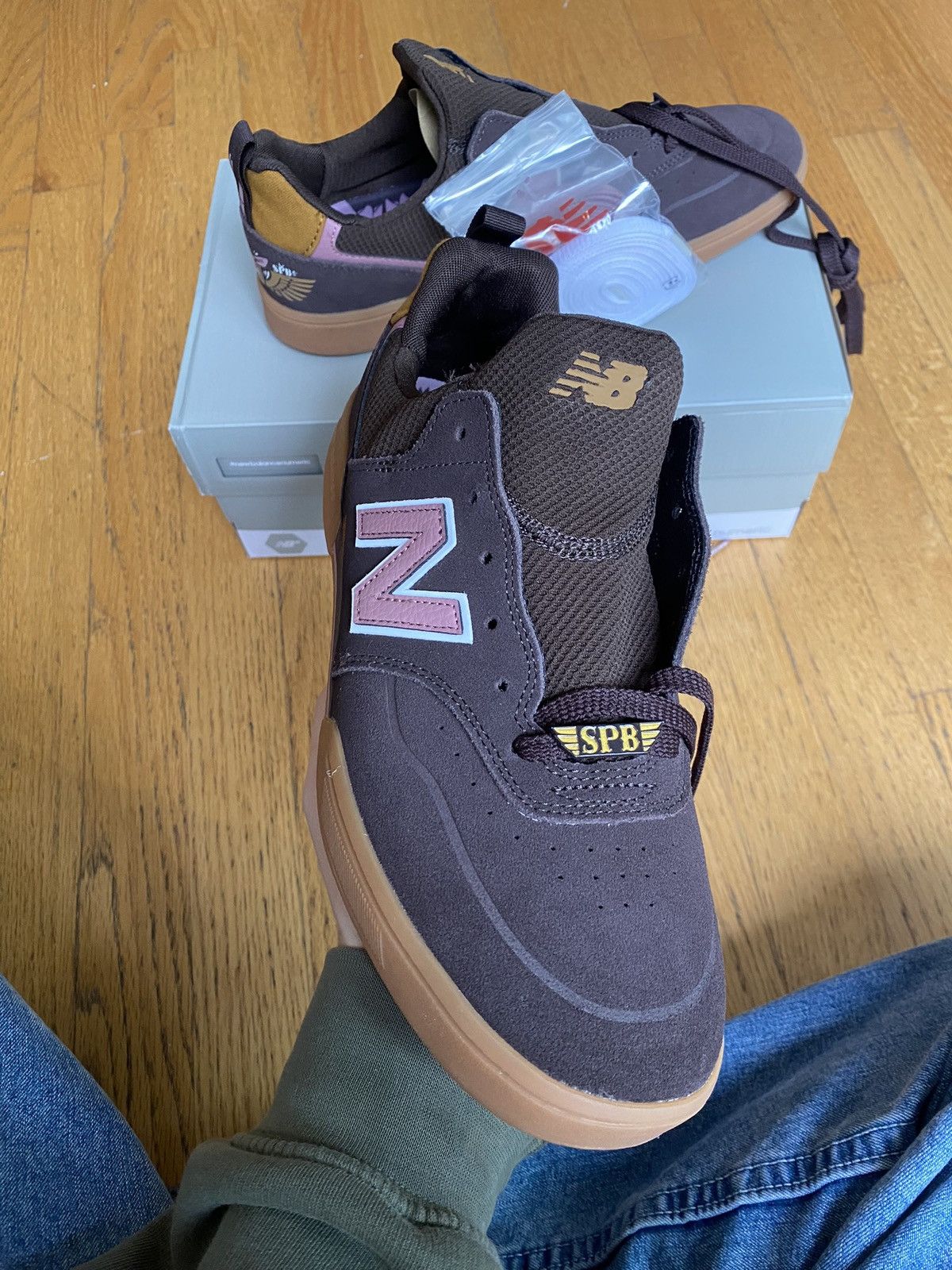New Balance New Balance Numeric 288 Sport SBP Brown/Pink Size US 9.5 / EU 42-43 - 3 Thumbnail