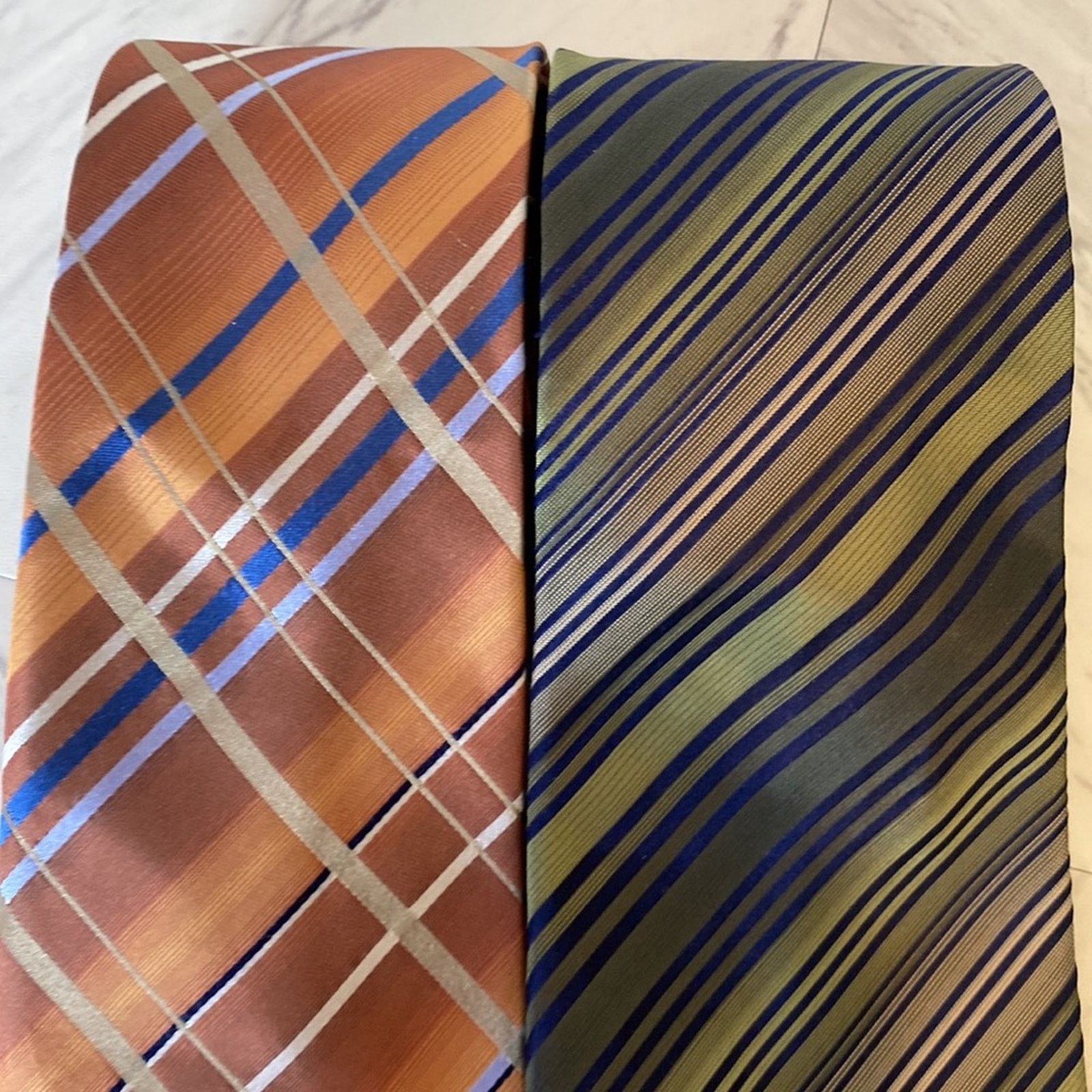 Van Heusen Van Heusen Set of 2 Silk Men's Ties Size ONE SIZE - 2 Thumbnail