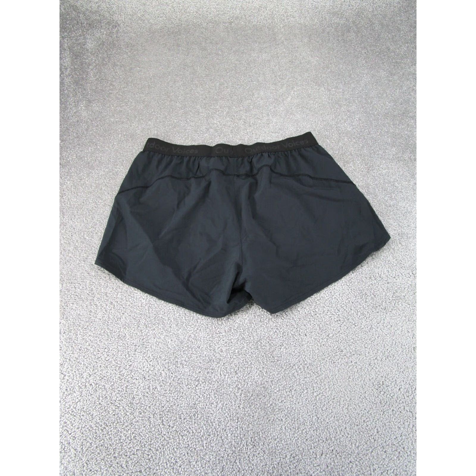 Outdoor Voices VINTAGE Outdoor Voices Shorts Women XL Black Lightweight Linerless Athletic Bike Gym Running Womens XL Black Lightweight Short Size 40" / US 18 - 8 Thumbnail