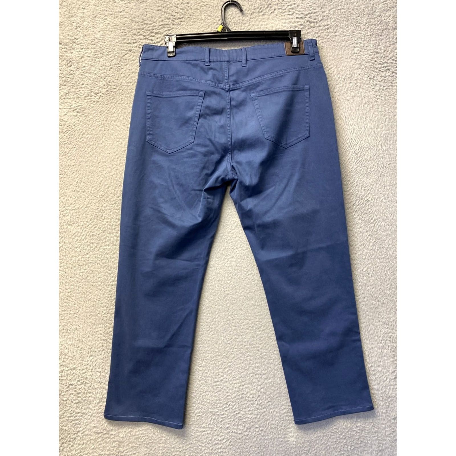 Peter Millar Peter Millar Chino Pants Mens Size 35 Navy Cotton Twill Straight Leg Regular Inseam 30" Crown Crafted Size US 35 - 7 Thumbnail