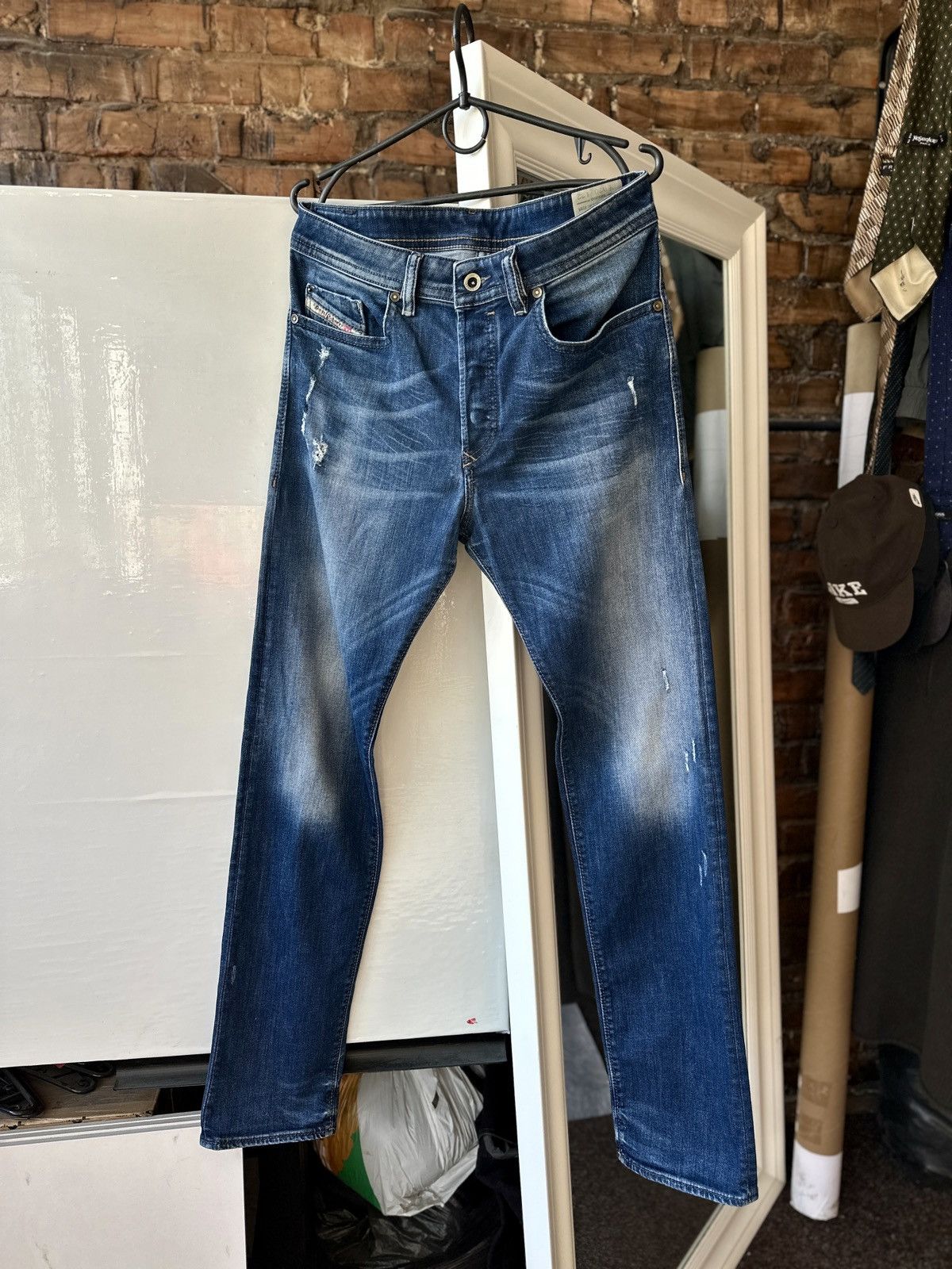 Diesel Men’s Diesel Buster Jeans Blue Size: 30/32 Size US 31 - 1 Thumbnail