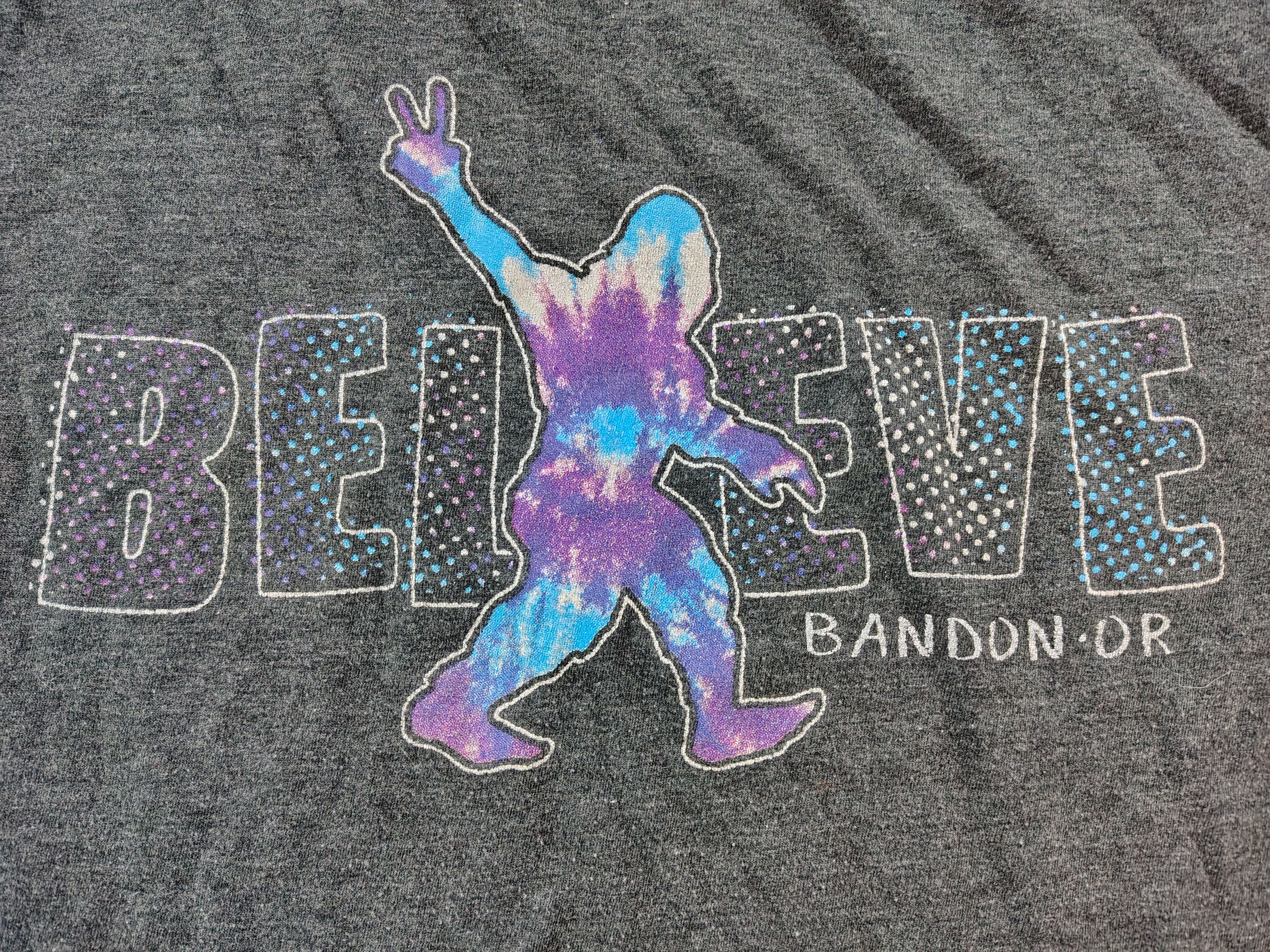 Other Men's Medium Believe Bigfoot Bandon Oregon T-Shirt Size US M / EU 48-50 / 2 - 2 Thumbnail