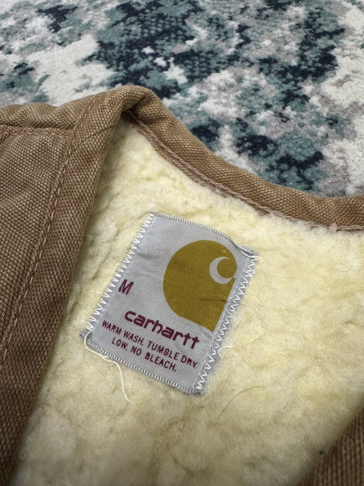 Carhartt VINTAGE 80s CARHARTT SHERPA DUCK CANVAS HUNTING VEST Size US XL / EU 56 / 4 - 3 Thumbnail