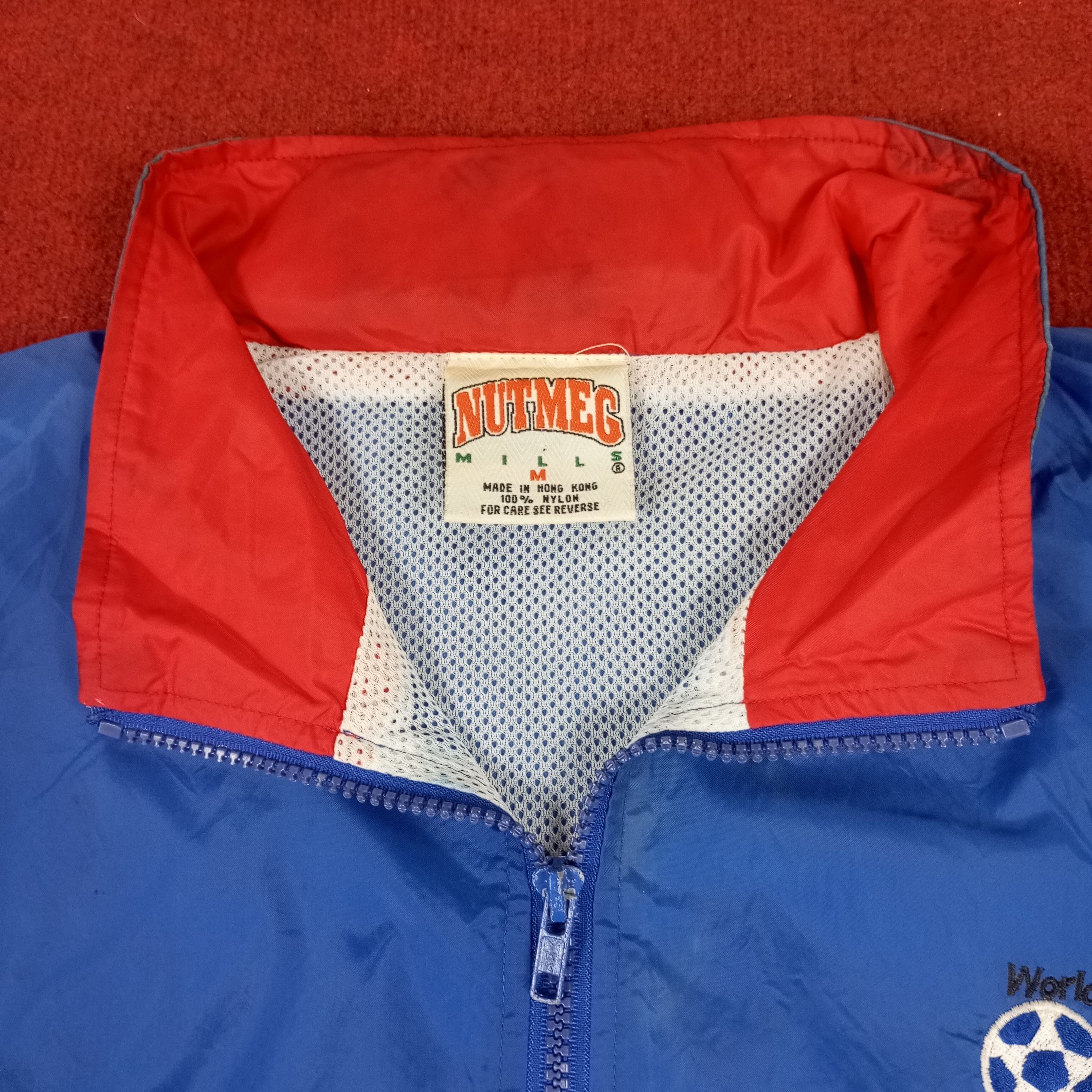 Nutmeg × Vintage World Cups USA 1994 Vintage Nutmeg Windbreaker Jacket Size US XXL / EU 58 / 5 - 6 Thumbnail