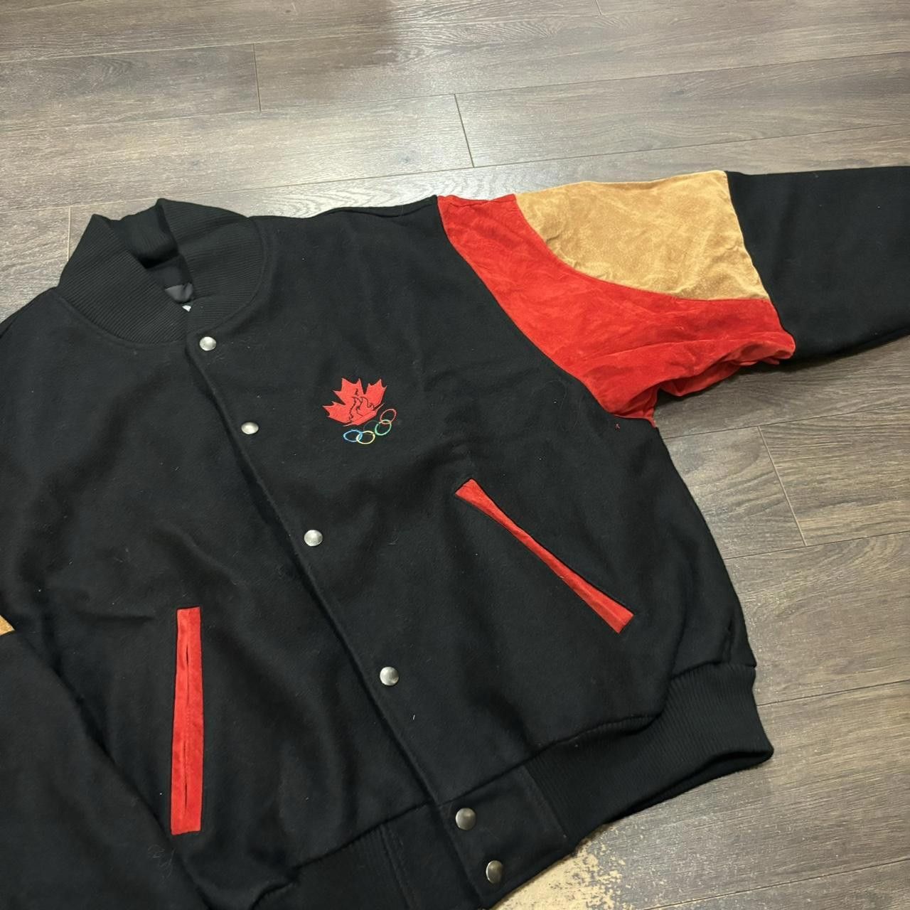 Designer Team Canada Olympics Coco Valley Wool Varsity Jacket 90s XL Size US XL / EU 56 / 4 - 5 Thumbnail