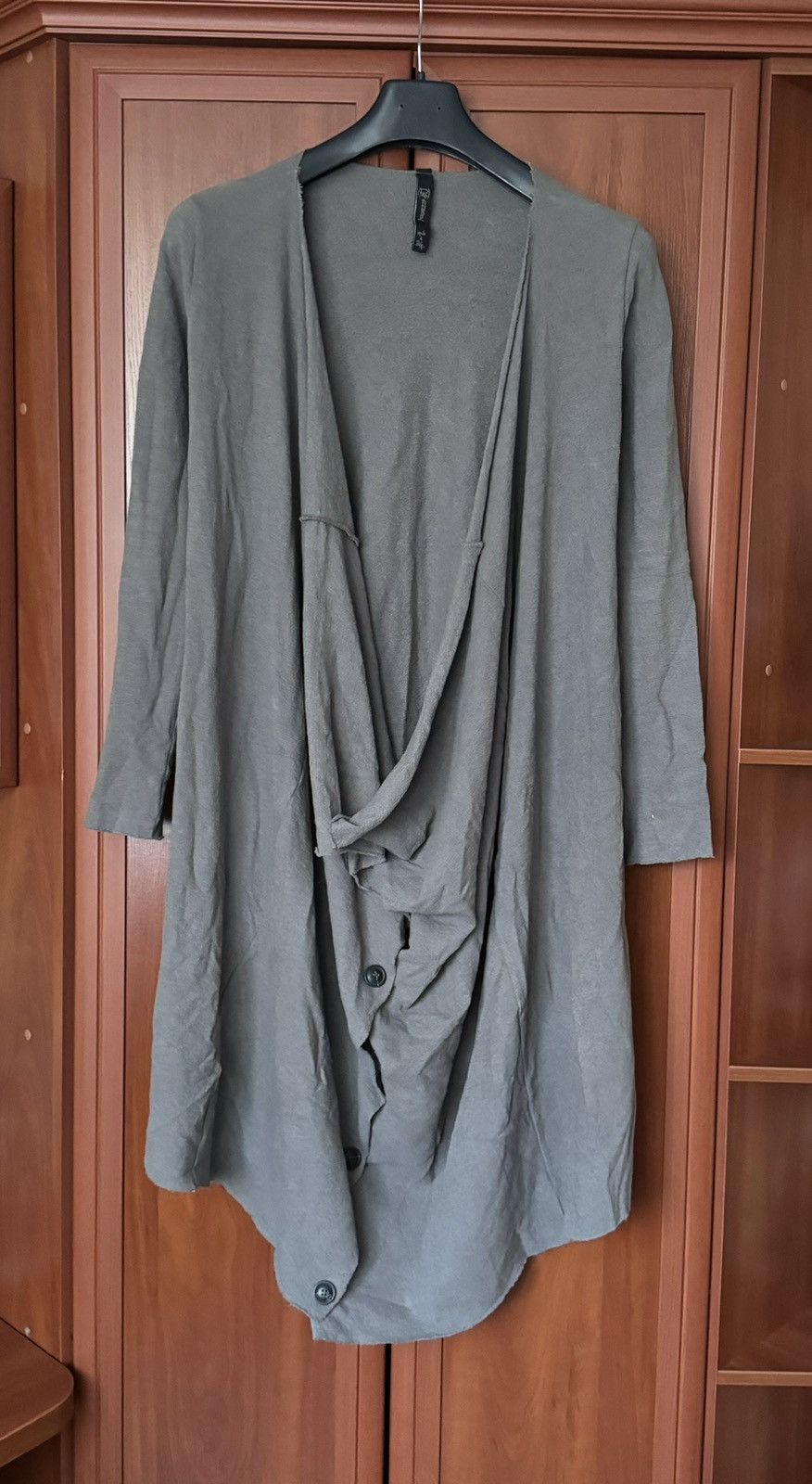 Vintage ProVocation L relaxed cardigan cape poncho dress jacket 00s Size L / US 10 / IT 46 - 14 Thumbnail