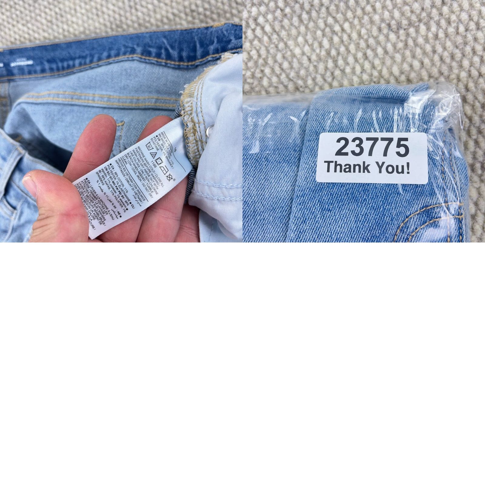Old Navy Old Navy Jeans Women 16 Boyfriend Fit Mid Rise Light Wash Distressed Jeans Size 38" / US 16 / IT 52 - 9 Thumbnail