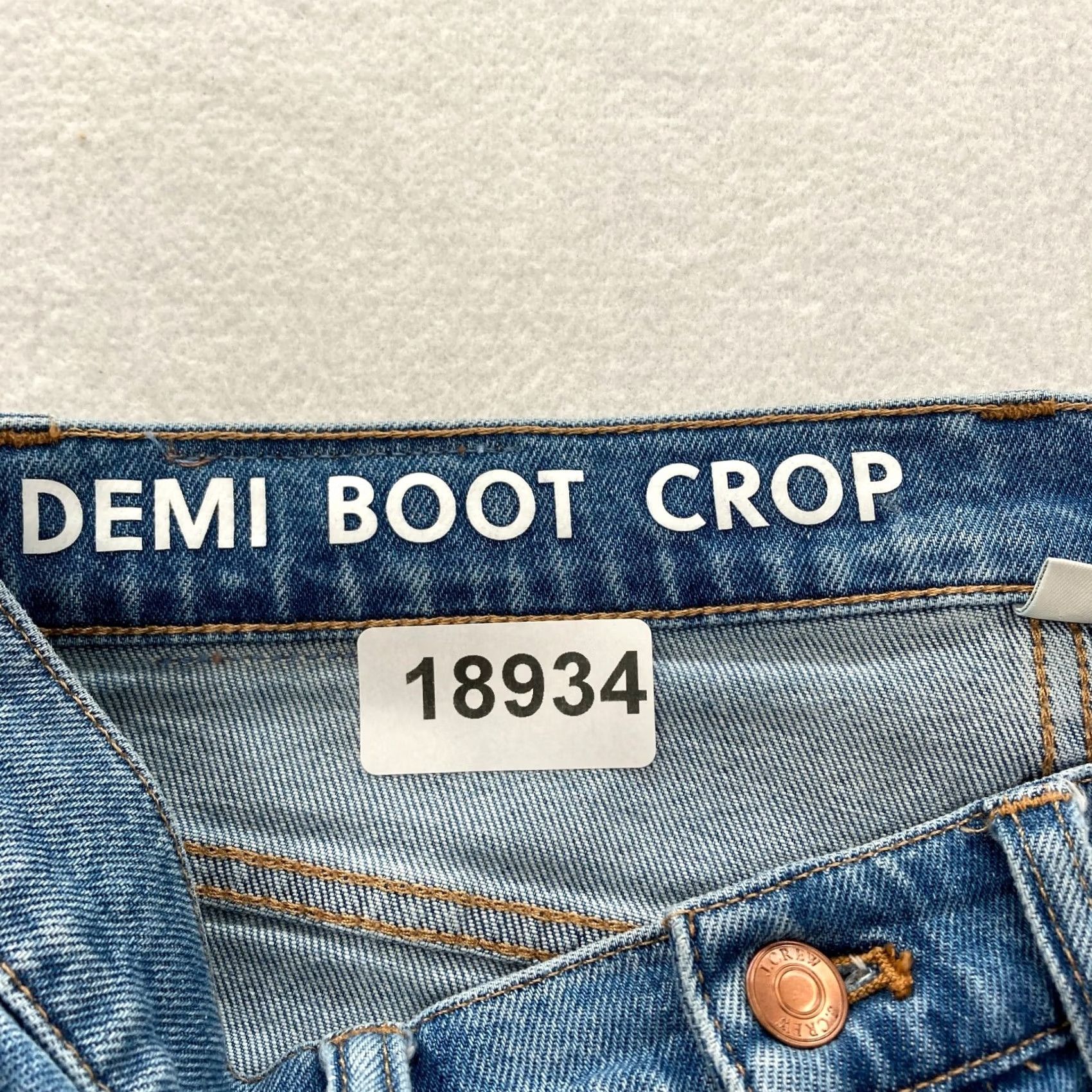 J.Crew J.CREW Jeans Women's 26 Billie Demi Boot Crop Medium Wash Blue Stretch Denim Size 26" / US 2 / IT 38 - 5 Thumbnail