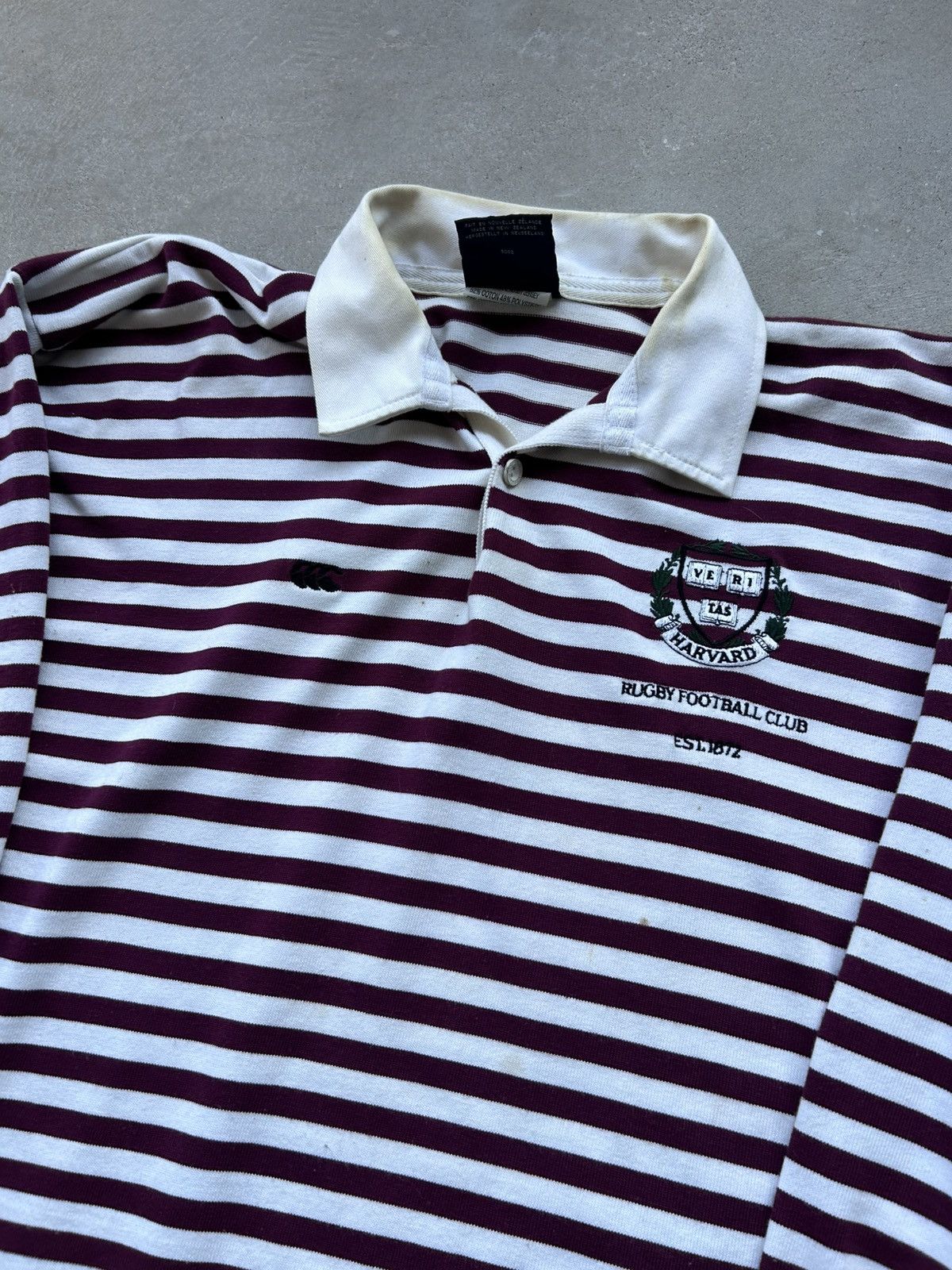 Canterbury of New Zealand × Vintage Vintage Canterbury Rugby Jersey Polo Harvard Size US XL / EU 56 / 4 - 5 Thumbnail
