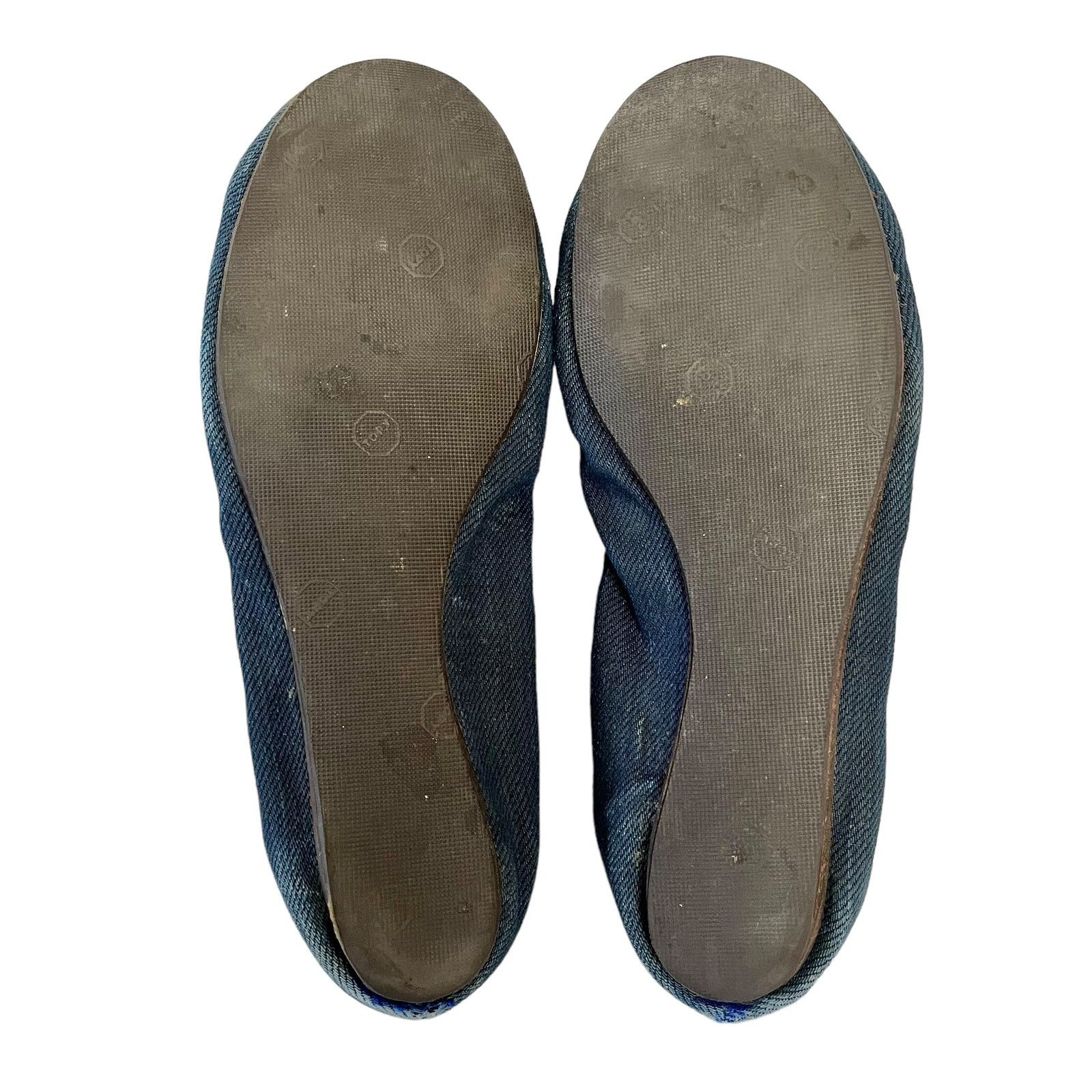 Acne Studios × Lanvin Lanvin x Acne Denim Grosgrain Bow Ballet Flats Shoes Size US 6 / IT 36 - 6 Thumbnail