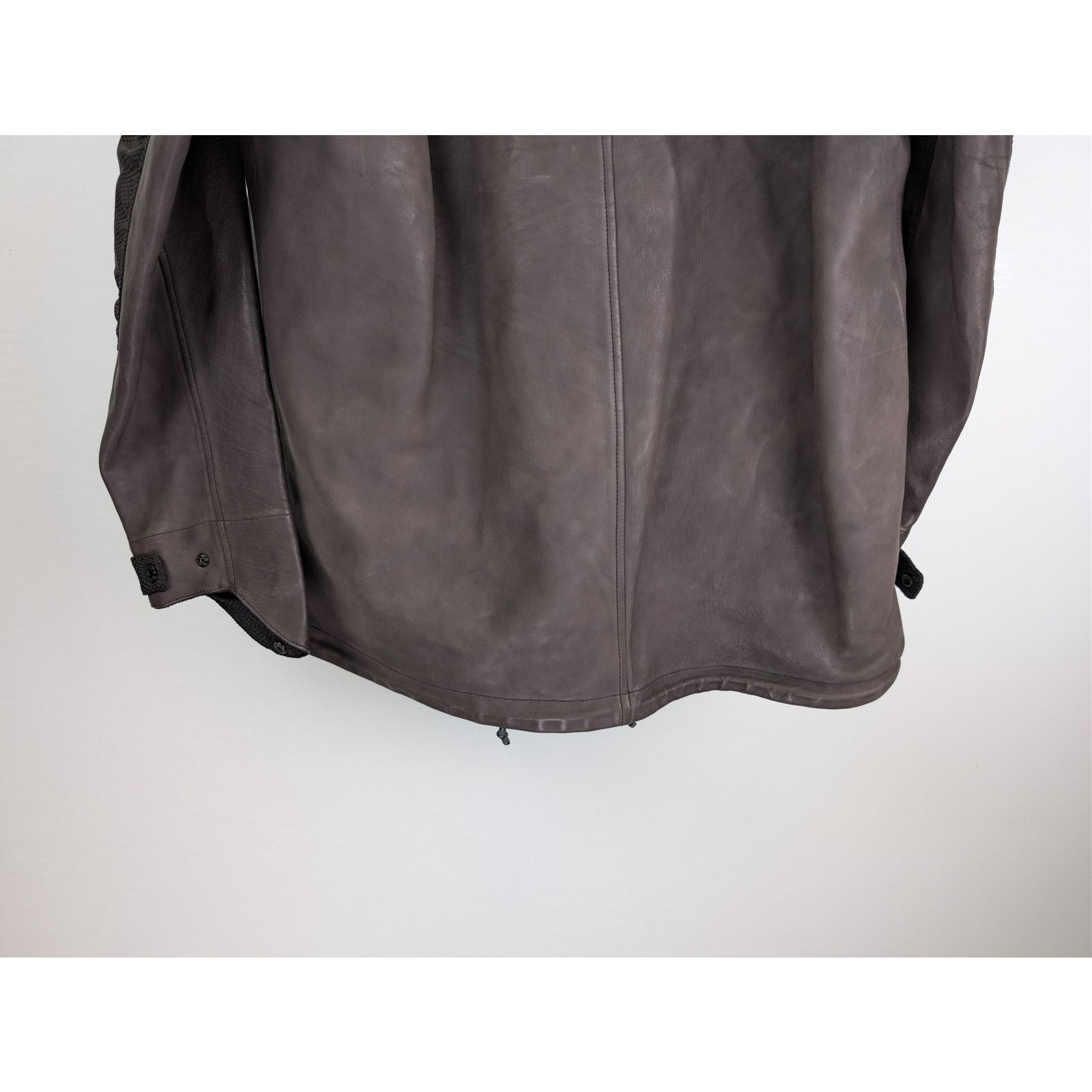 Stone Island o1rshd1 Real Leather Blouson Jacket in Dark Brown Size US L / EU 52-54 / 3 - 11 Thumbnail