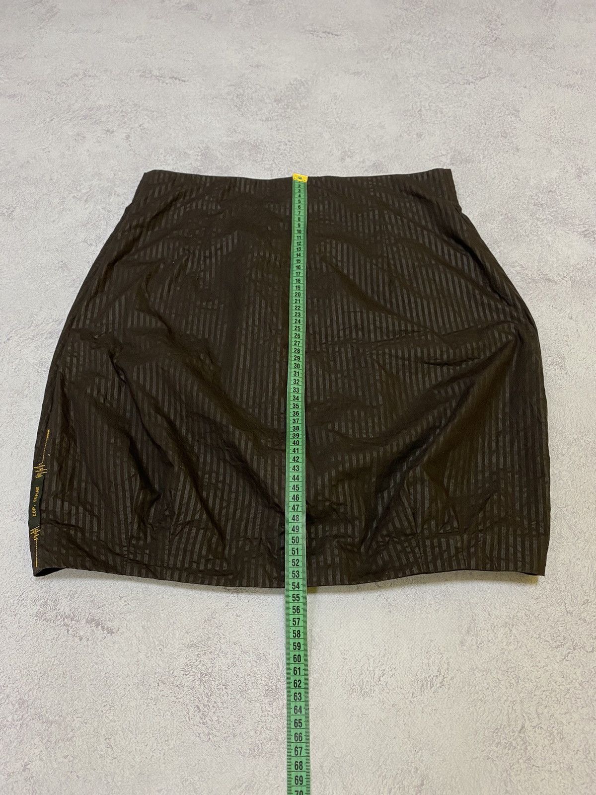 Cop Copine Cop Copine Womens Vintage Brown Striped Mini Skirt Size 42 Size 28" / US 6 / IT 42 - 15 Thumbnail