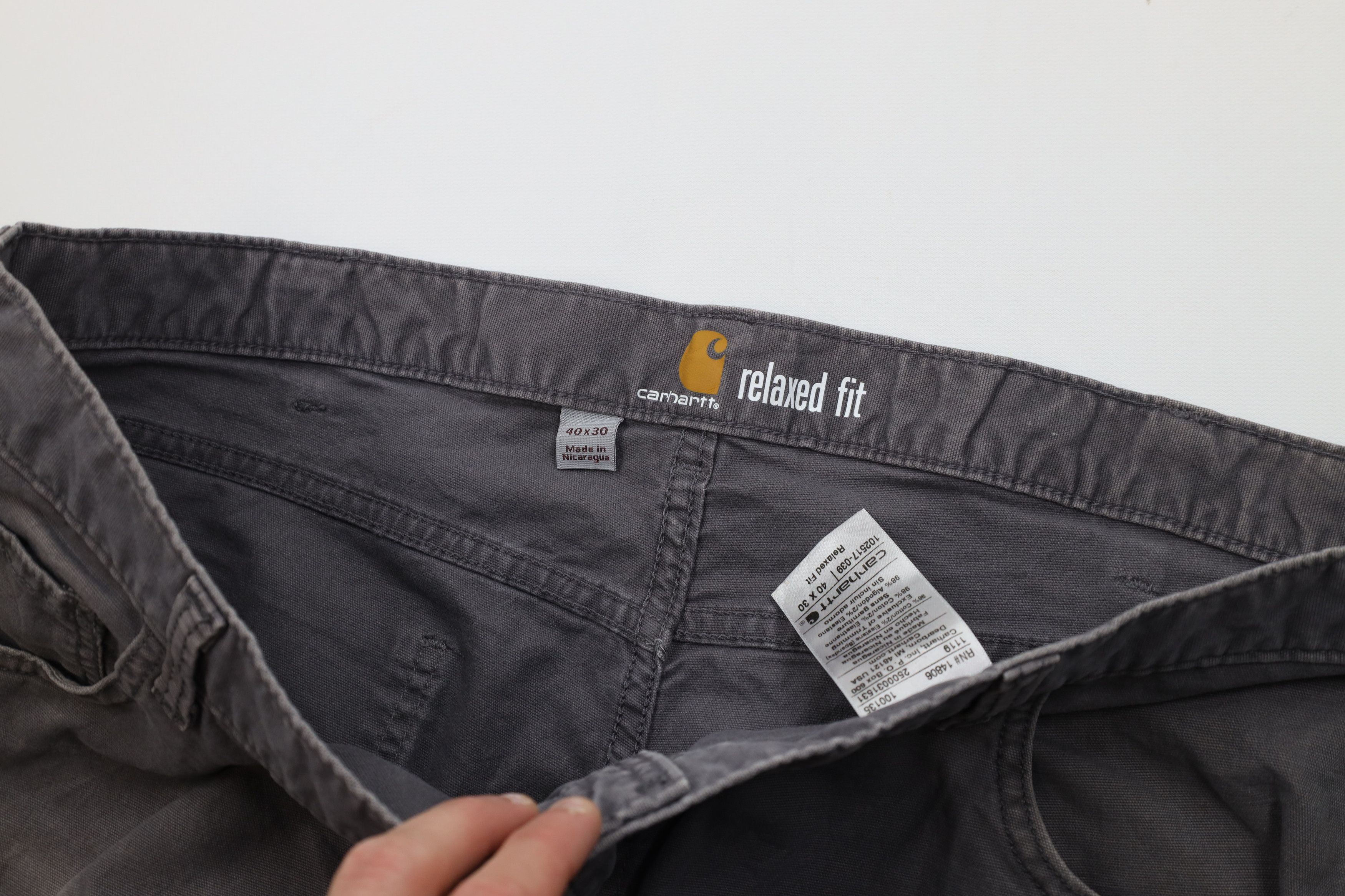 Carhartt Vintage Y2K Carhartt Relaxed Fit Wide Leg Dungaree Pants Size US 40 / EU 56 - 10 Thumbnail