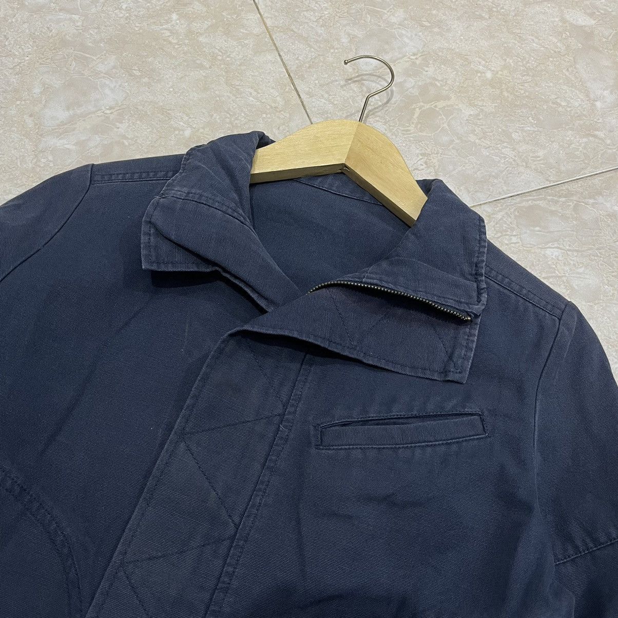 Vintage Vintagw Lao Targa Faux Fur Lined Denim Jacket Size L / US 10 / IT 46 - 2 Thumbnail
